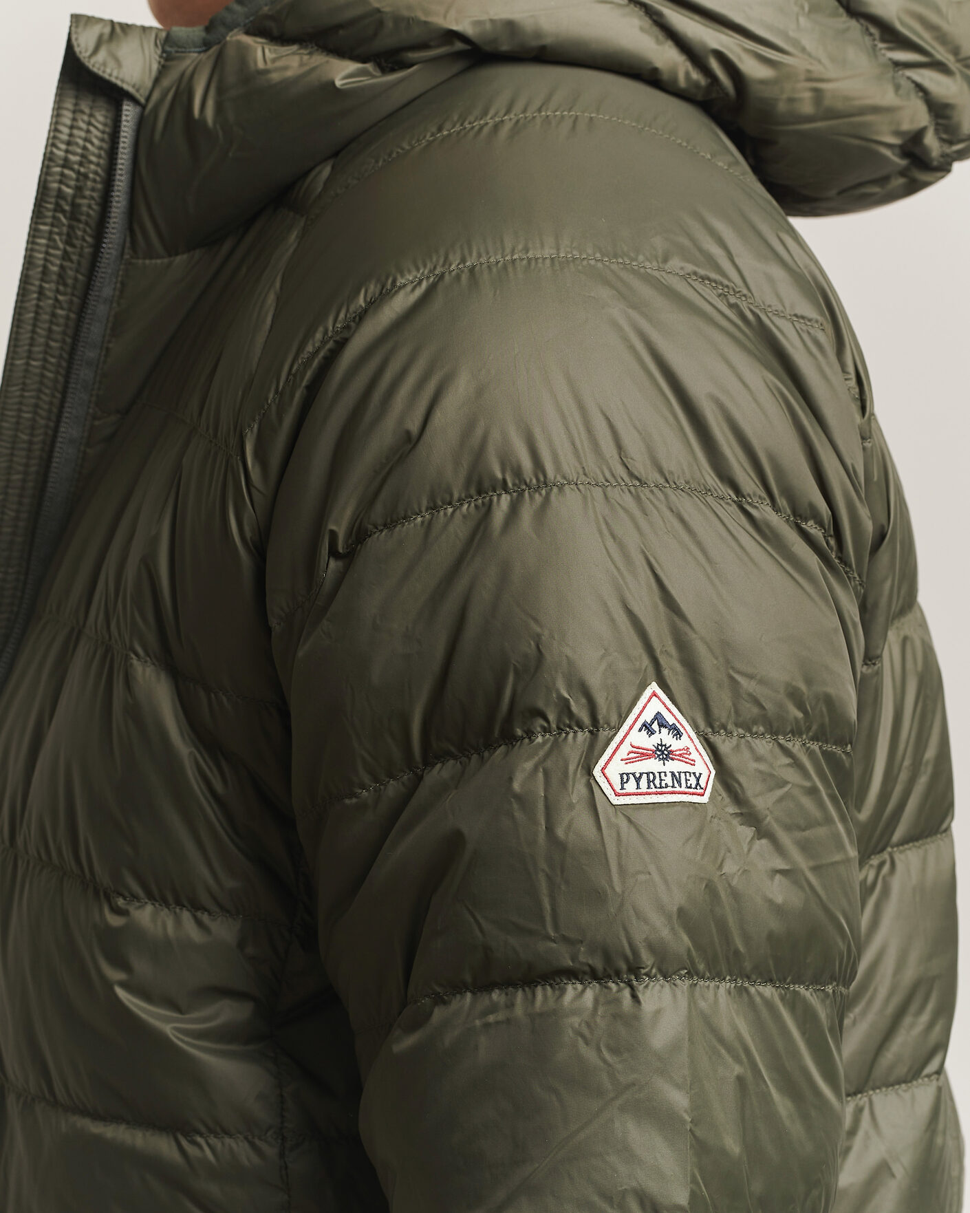 Herre | Jakker | Pyrenex | Guzet Hooded Down Jacket Deep Khaki