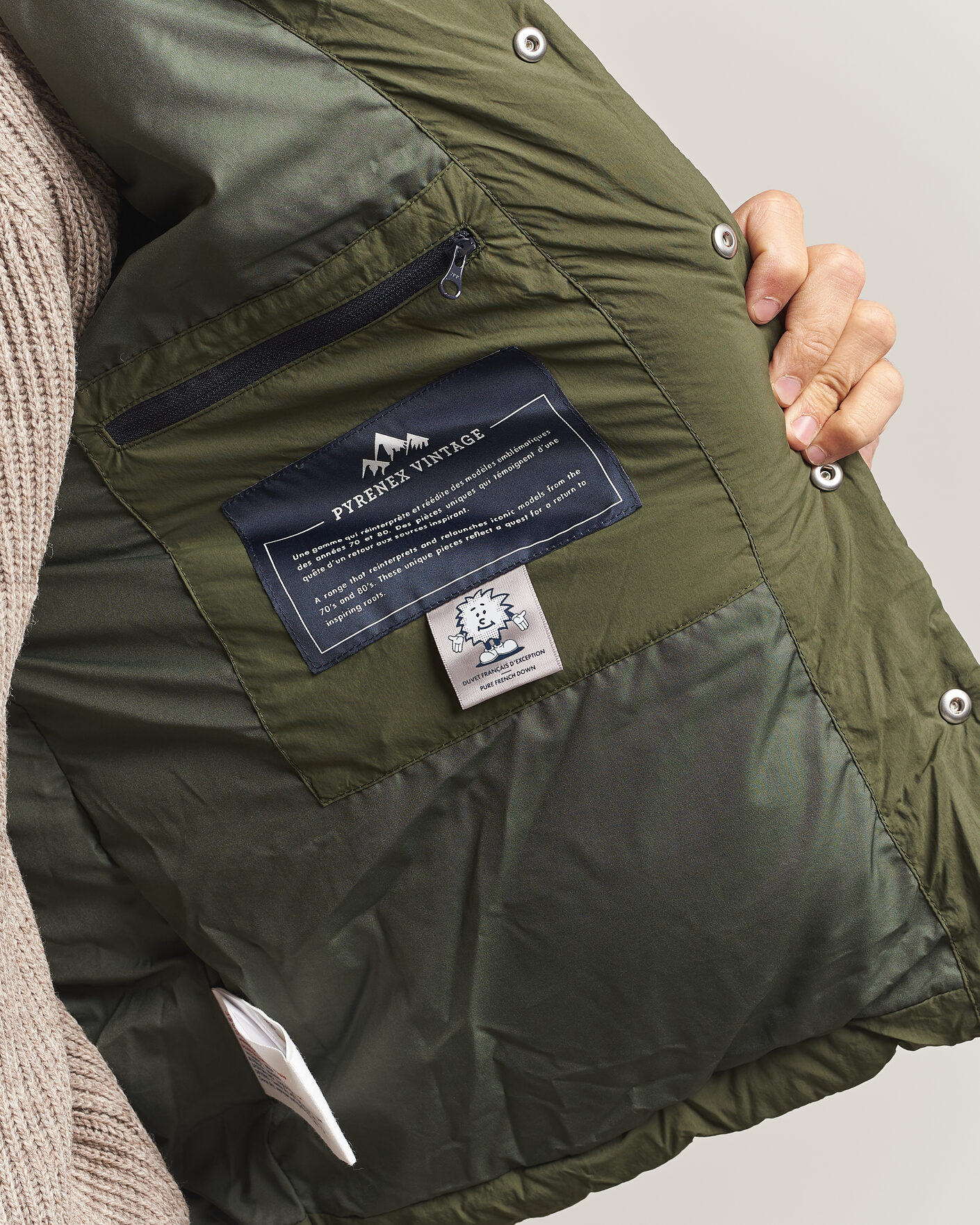 Herre | Jakker | Pyrenex | Fiery Down Jacket Deep Khaki