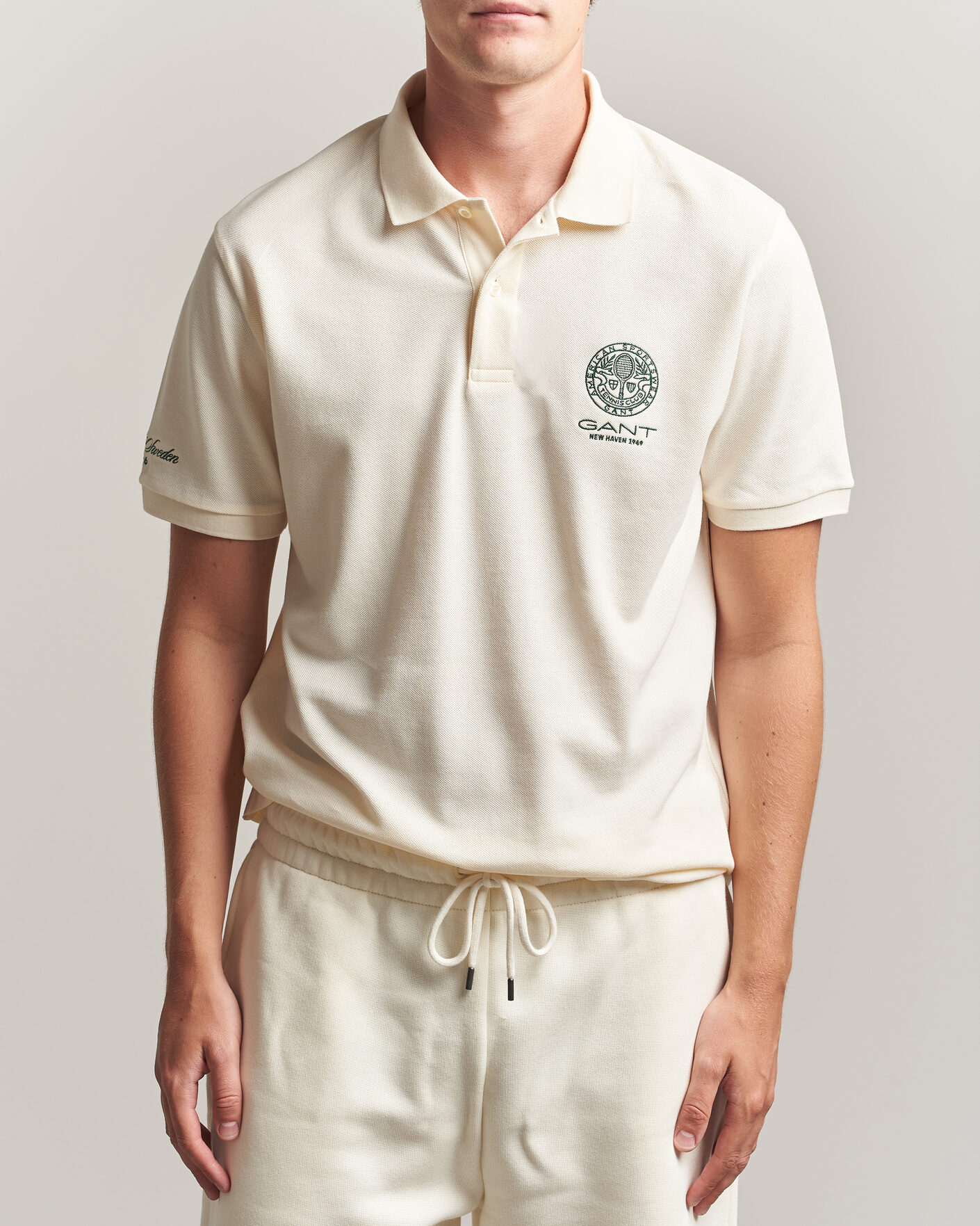Herre | Pikéer | Gant | Tournament Pique Cream