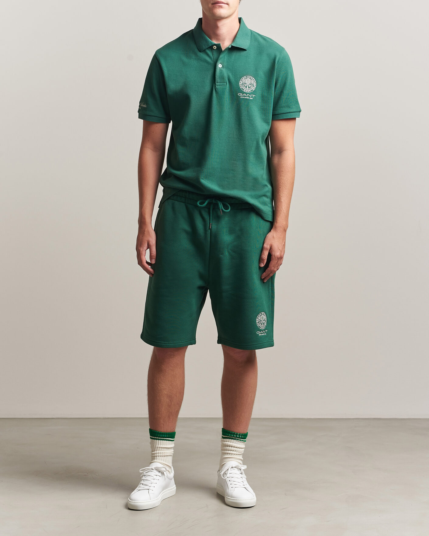 Herre | Pikéer | Gant | Tournament Pique Green