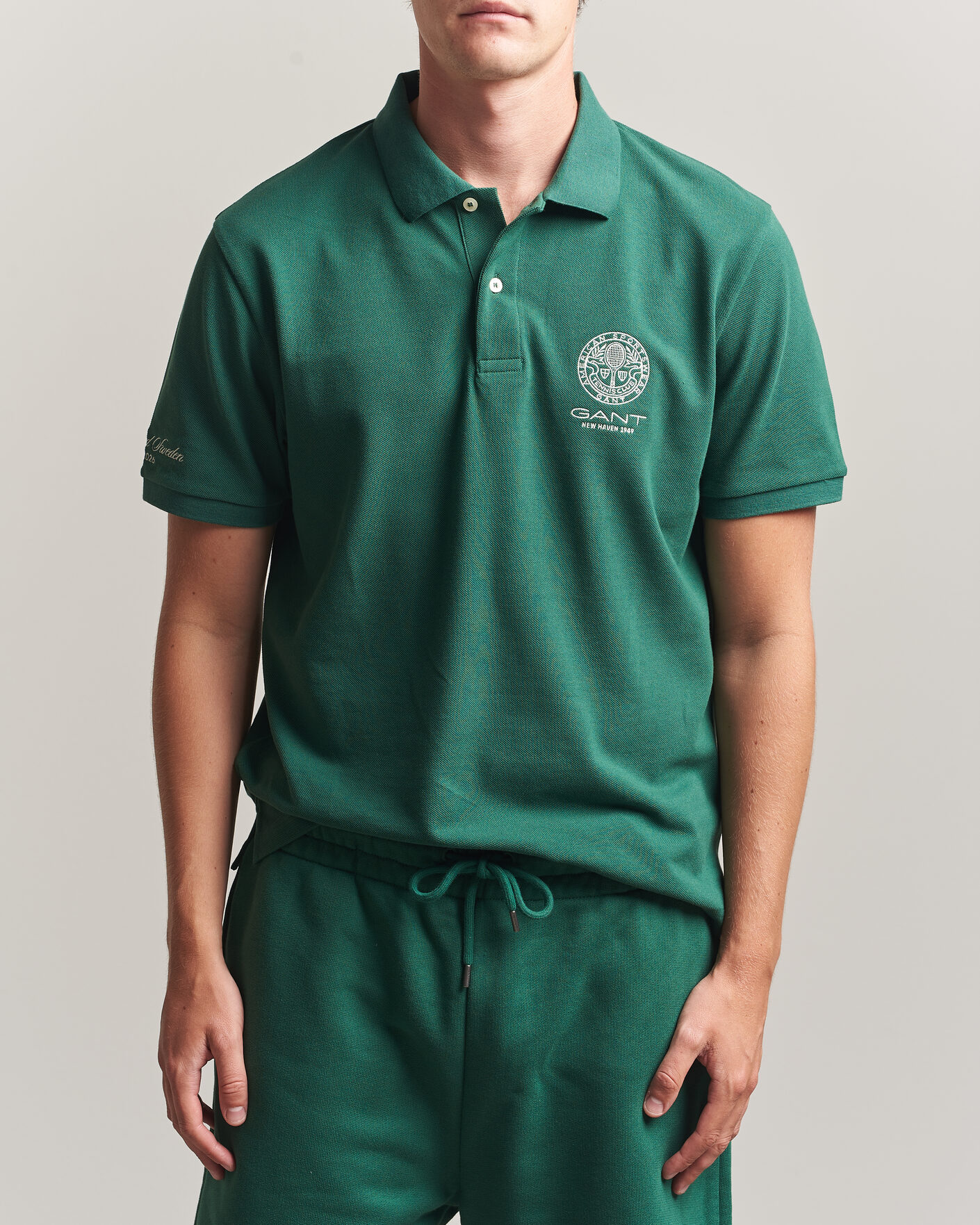 Herre | Pikéer | Gant | Tournament Pique Green