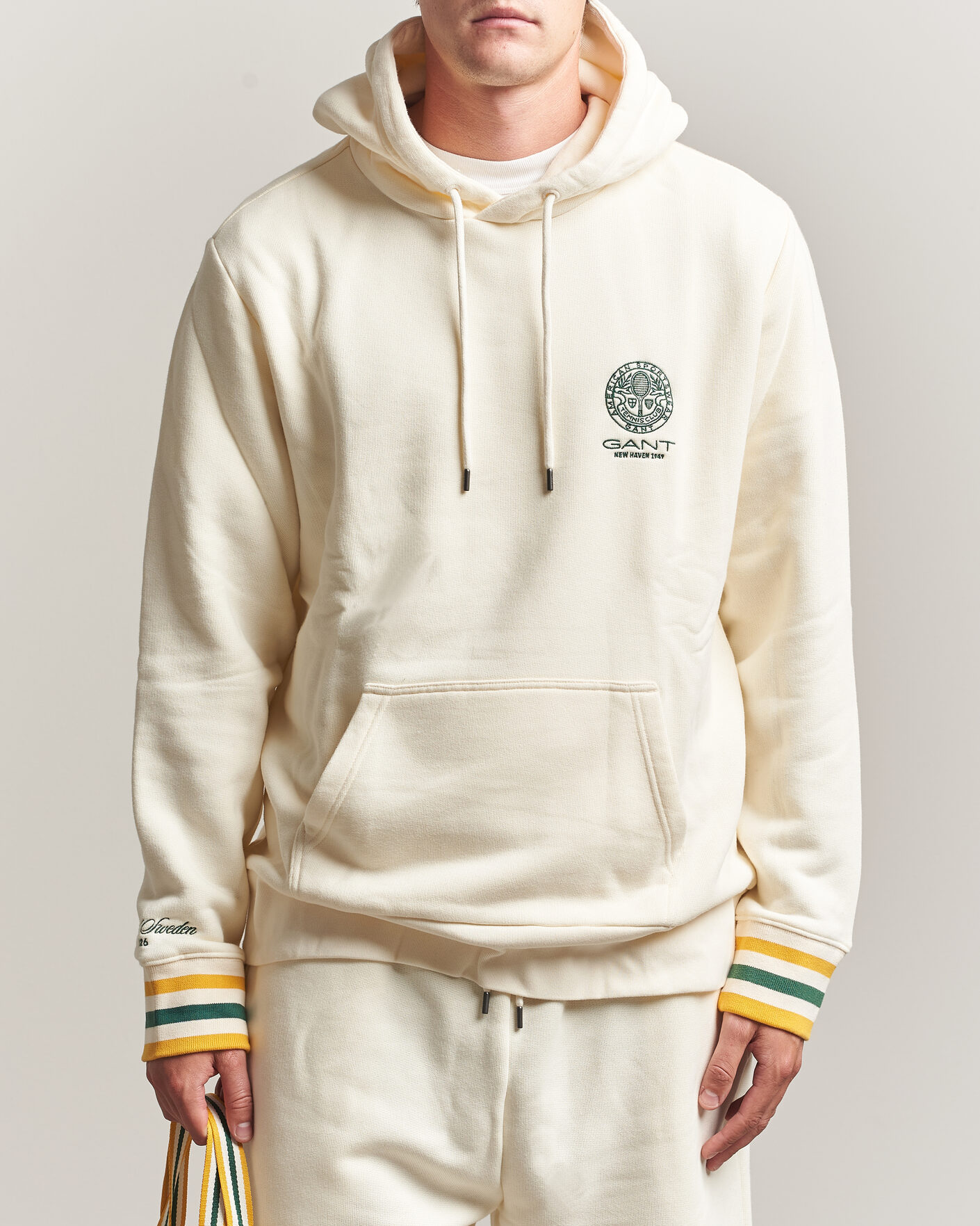Herre | Gensere | Gant | Tournament Hoodie Cream