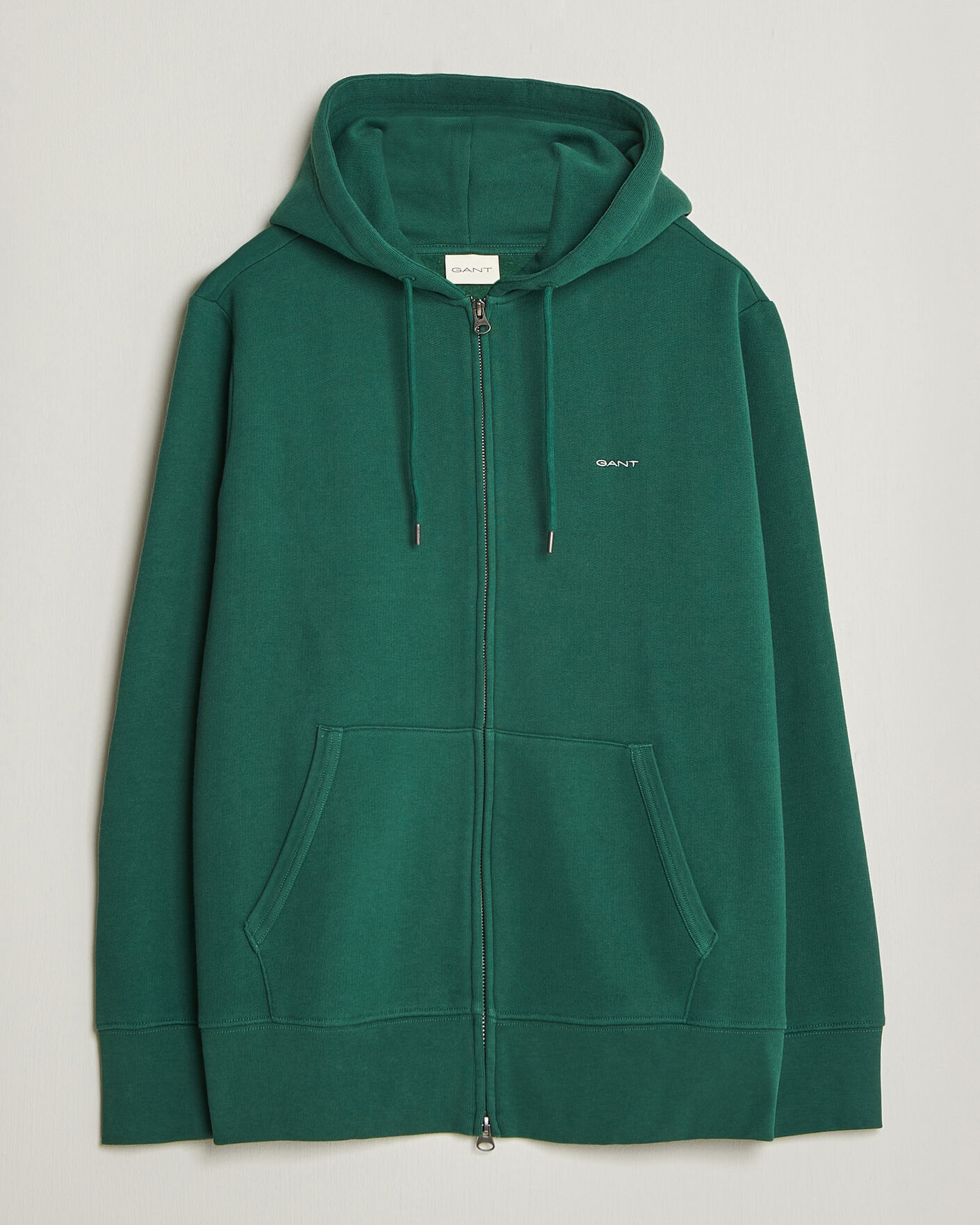 Herre | Gensere | Gant | Tournament Full Zip Hoodie Green