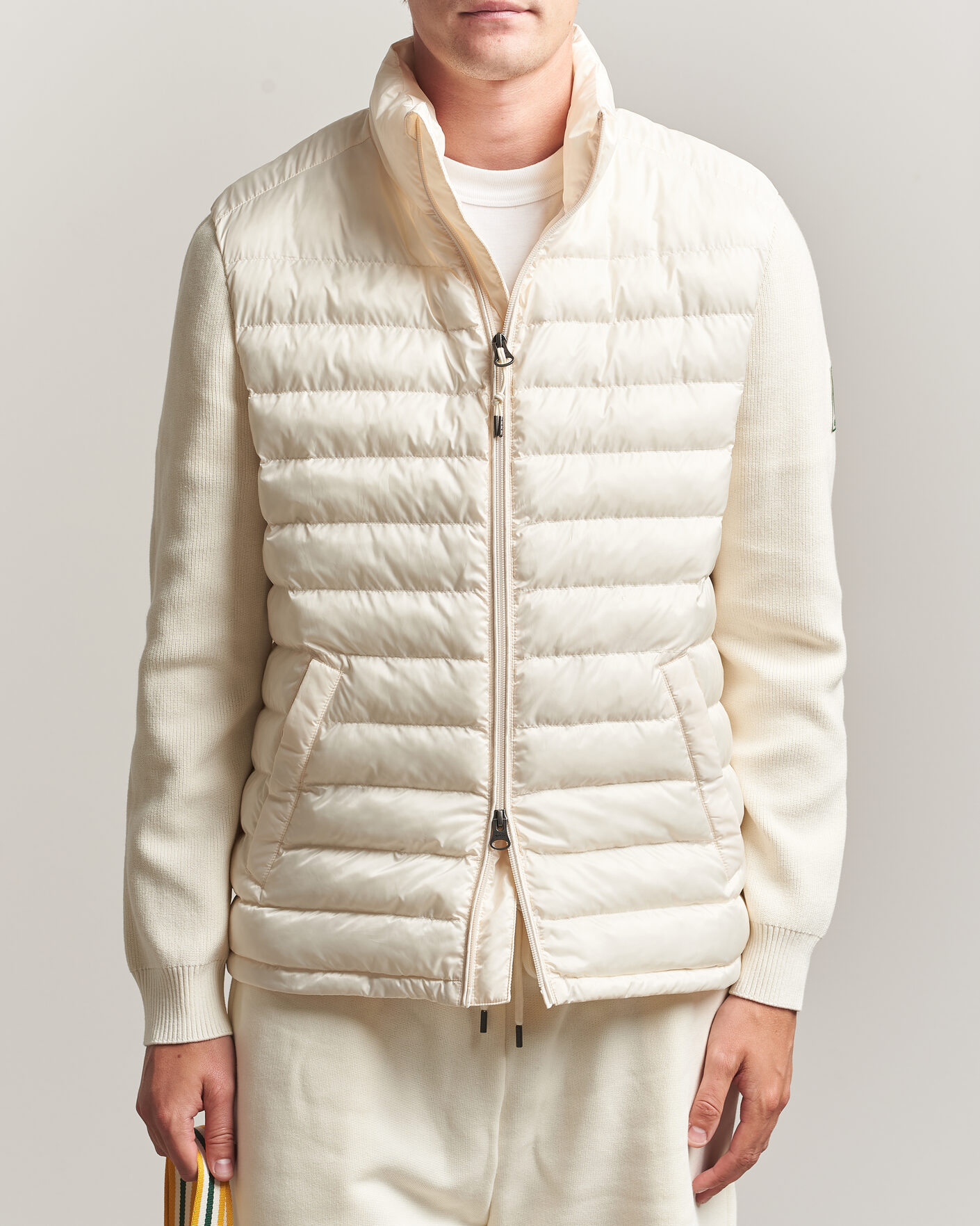 Herre | Jakker | Gant | Tournament Mixed Media Jacket Cream