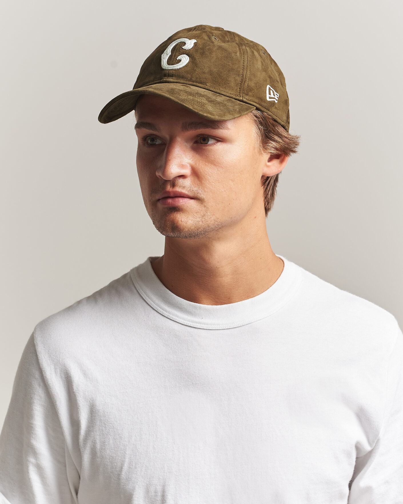Herre | Hatter og capser | New Era | 9Twenty Suede Chicago Cubs Cap Brown