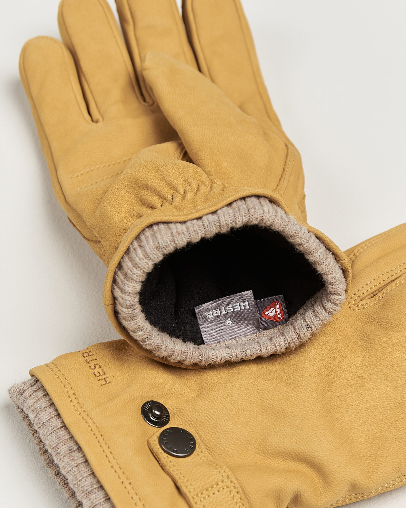 Herre | Hansker | Hestra | Bergvik Fleece Liner Buckle Nubuck Glove Tan