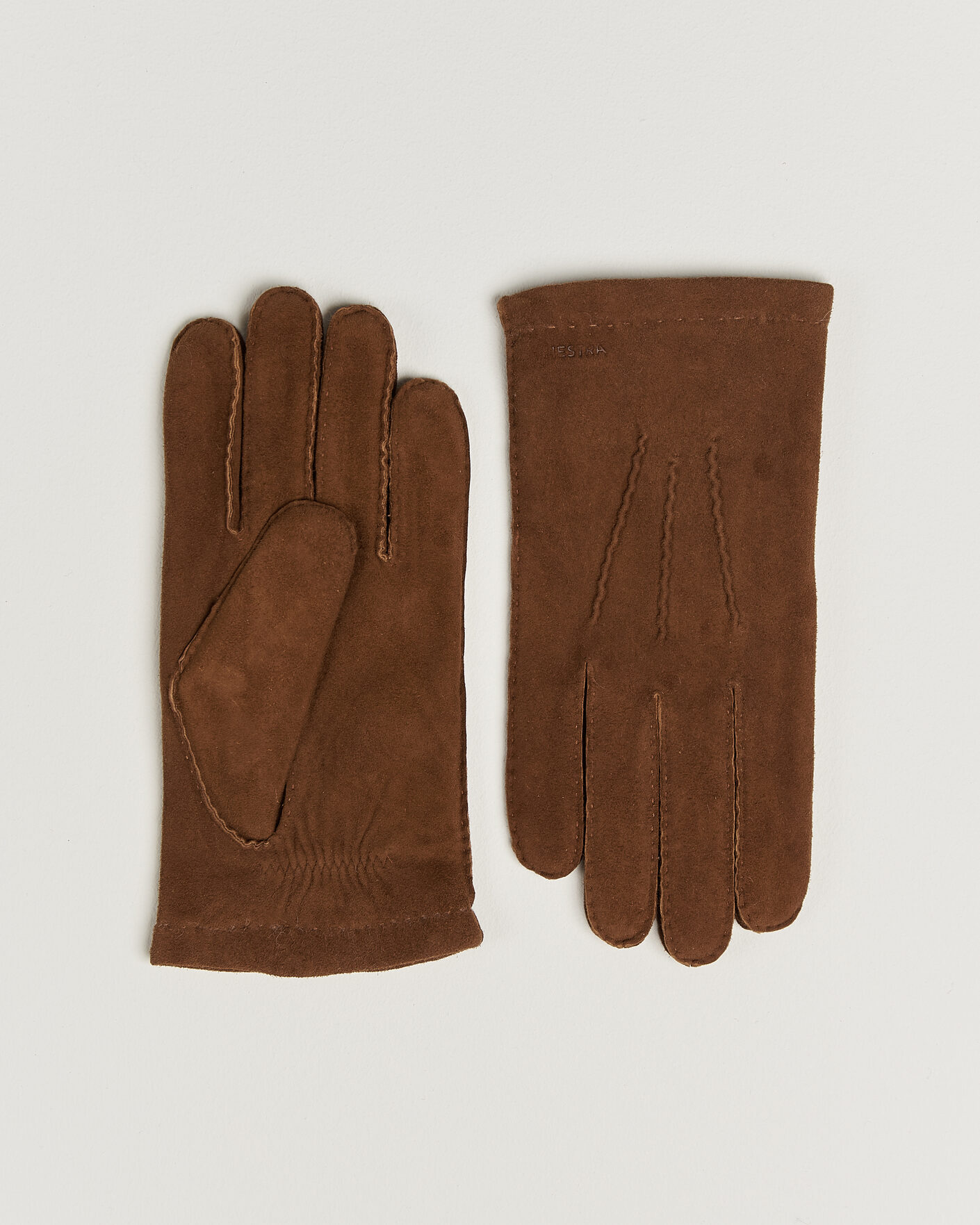 Herre | Hansker | Hestra | Arthur Wool Lined Suede Glove Whiskey
