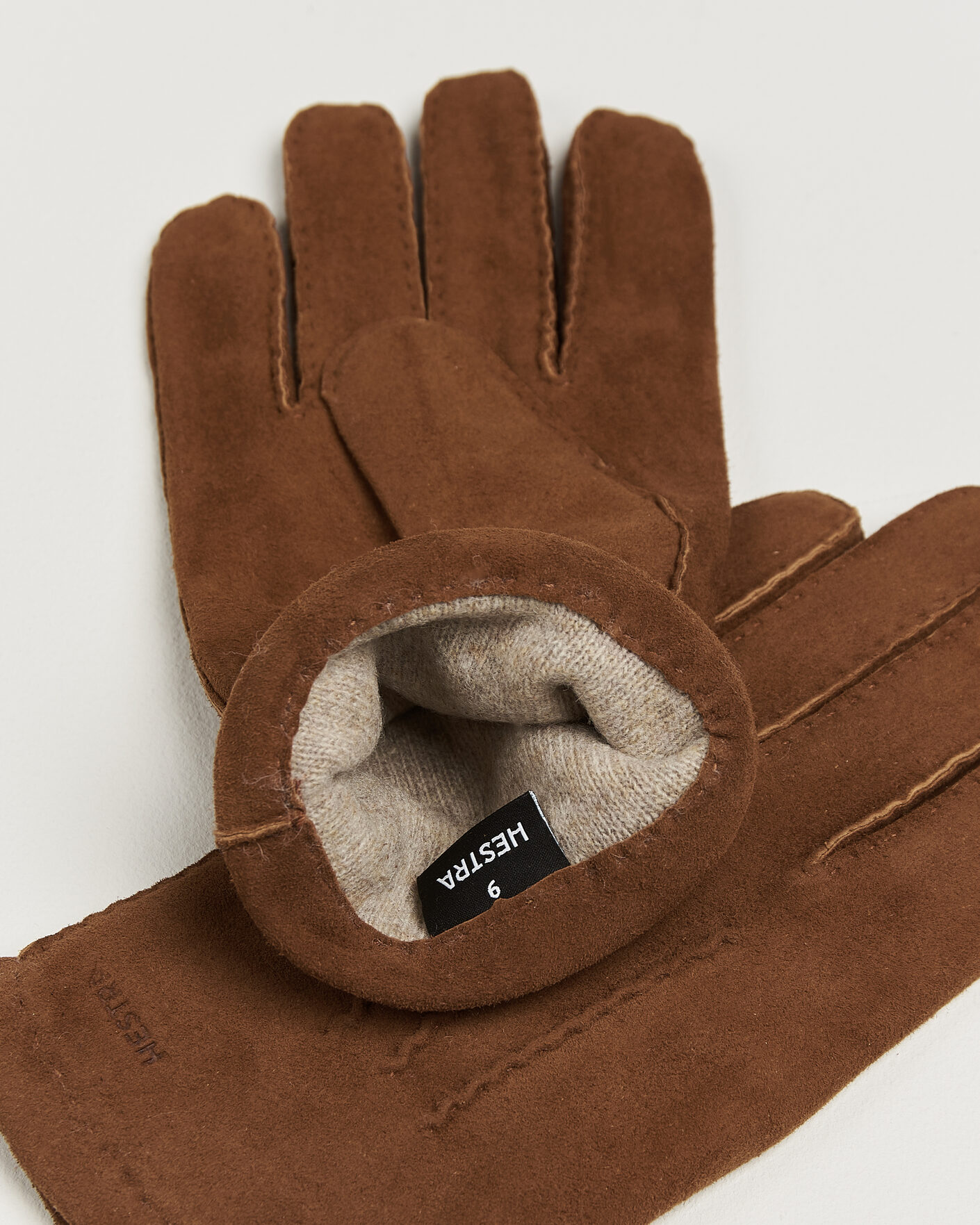 Herre | Hansker | Hestra | Arthur Wool Lined Suede Glove Whiskey