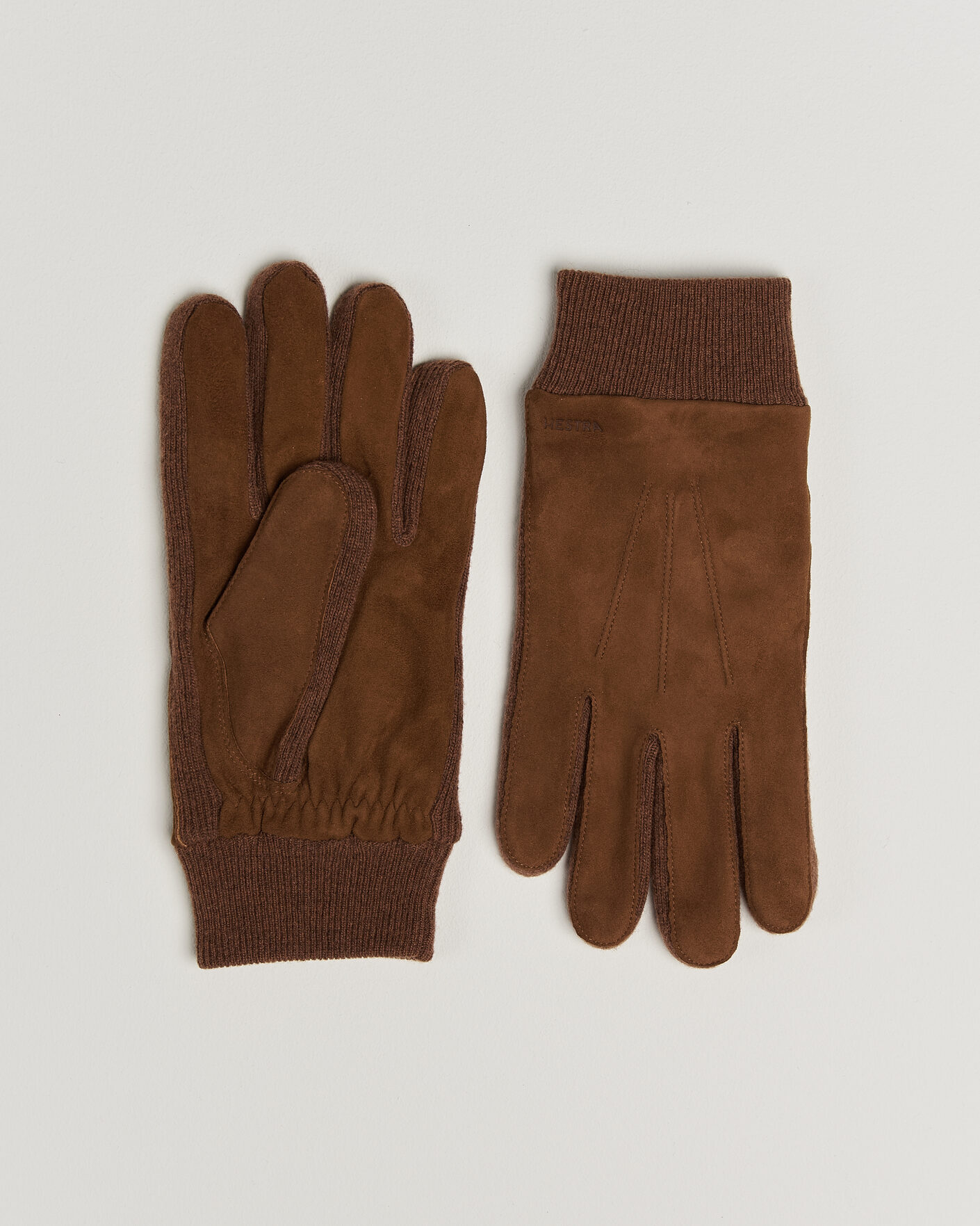 Herre | Hansker | Hestra | Geoffery Suede Wool Tricot Glove Whiskey