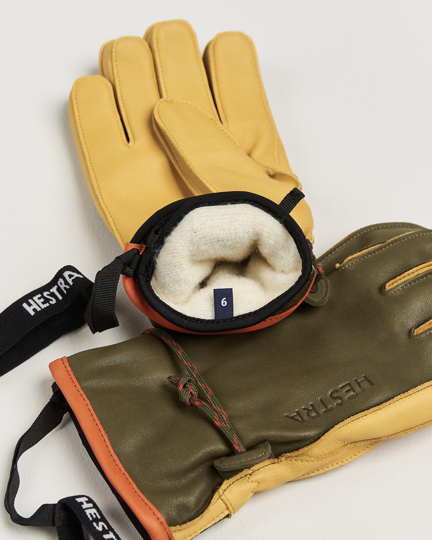 Herre | Hansker | Hestra | Wakayama Leather Ski Glove Loden/Tan
