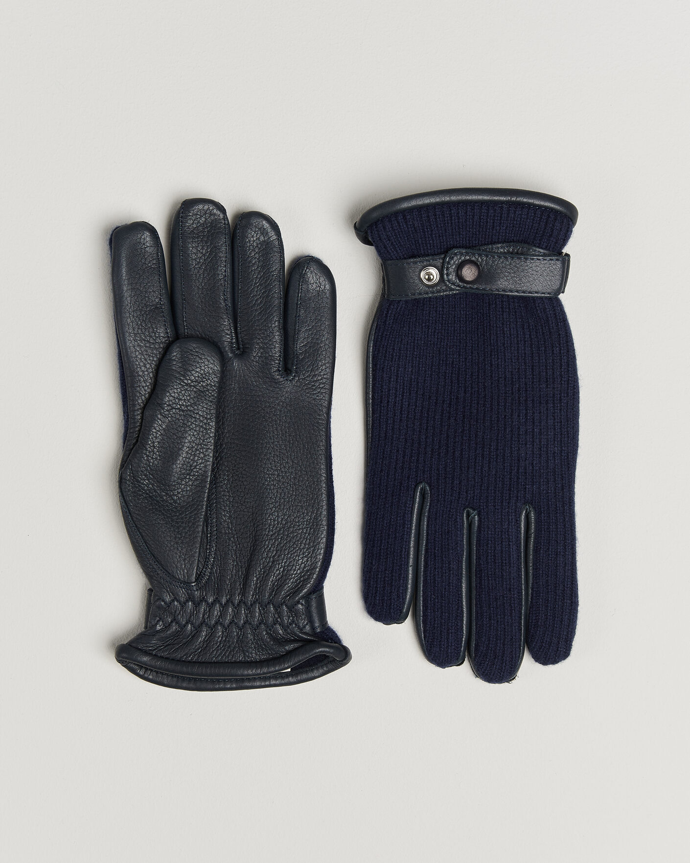 Herre | Hansker | Hestra | Christopher Cashmere/Elkskin Glove Navy