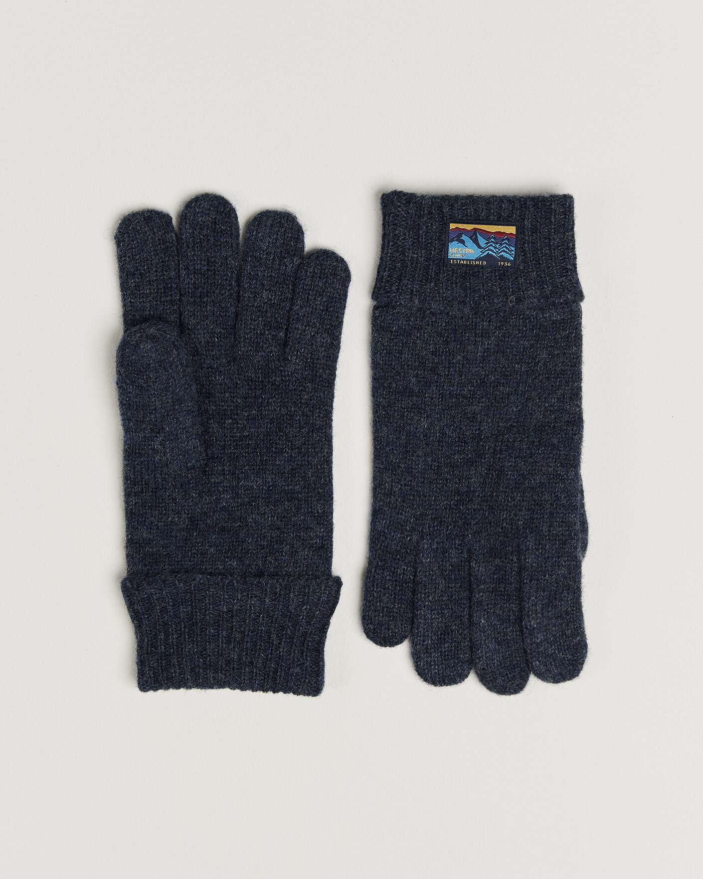 Herre | Hansker | Hestra | Raggwool Glove Navy