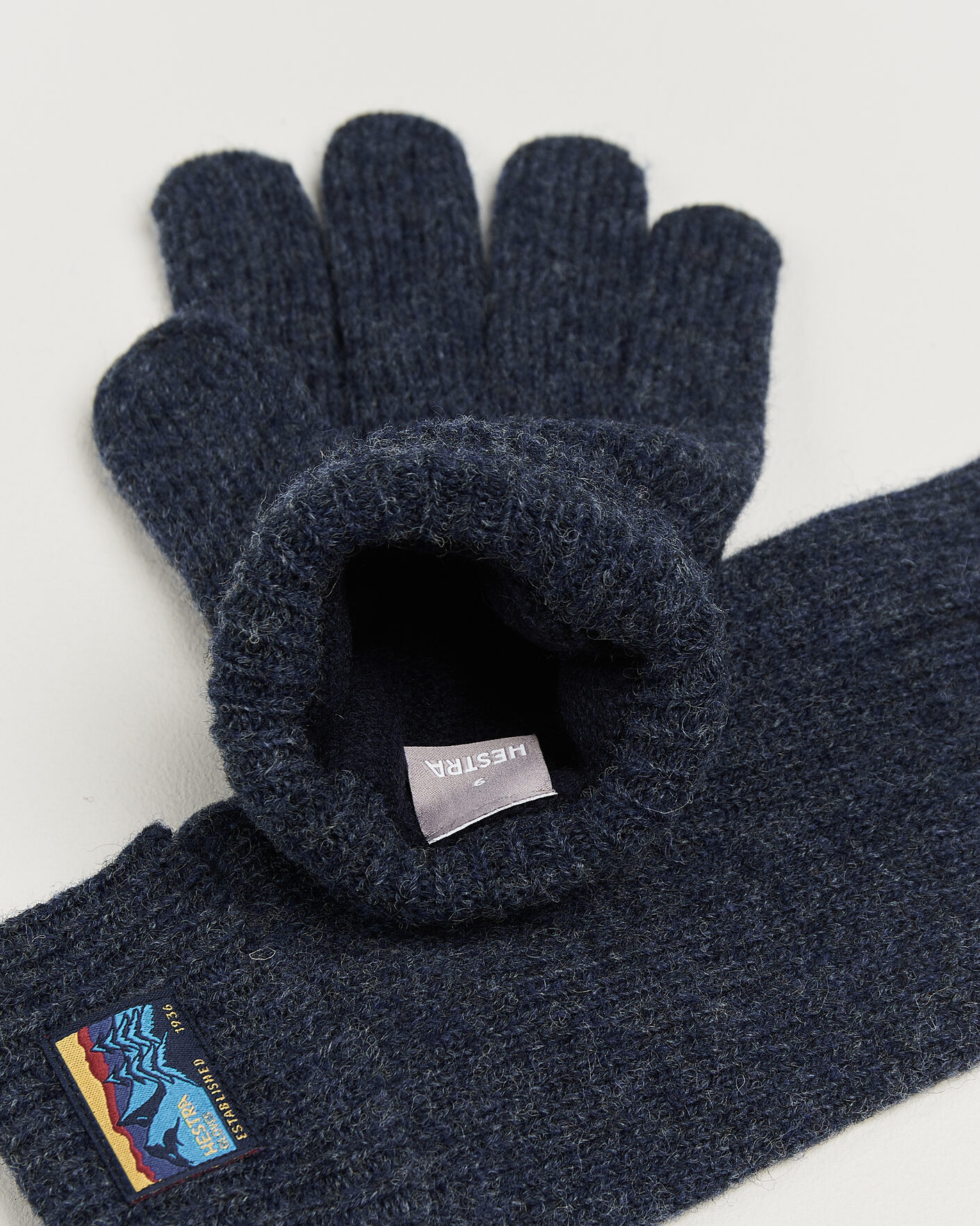 Herre | Hansker | Hestra | Raggwool Glove Navy