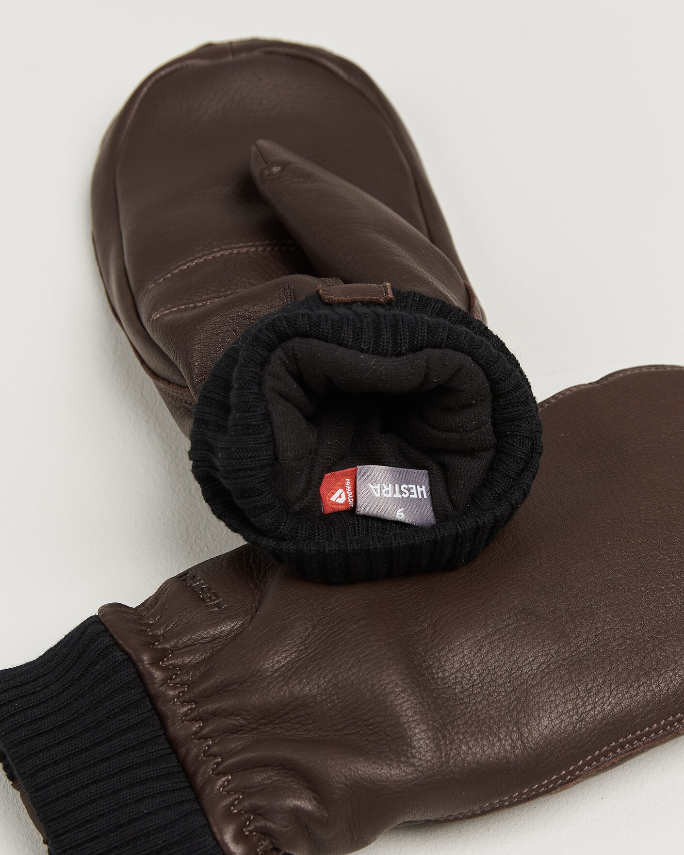 Herre | Hansker | Hestra | Tore Deerskin Primaloft Lined Mitt Chocolate