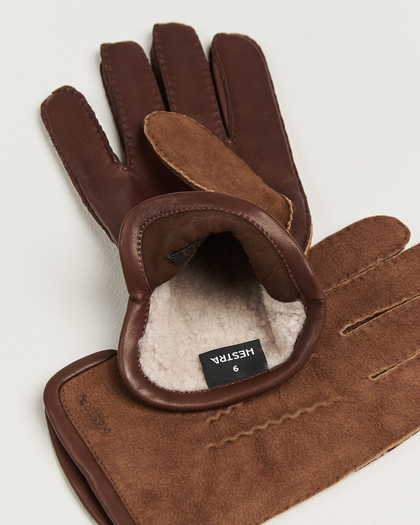 Herre | Hansker | Hestra | Balthazar Suede/Nappa Leather Glove Brown