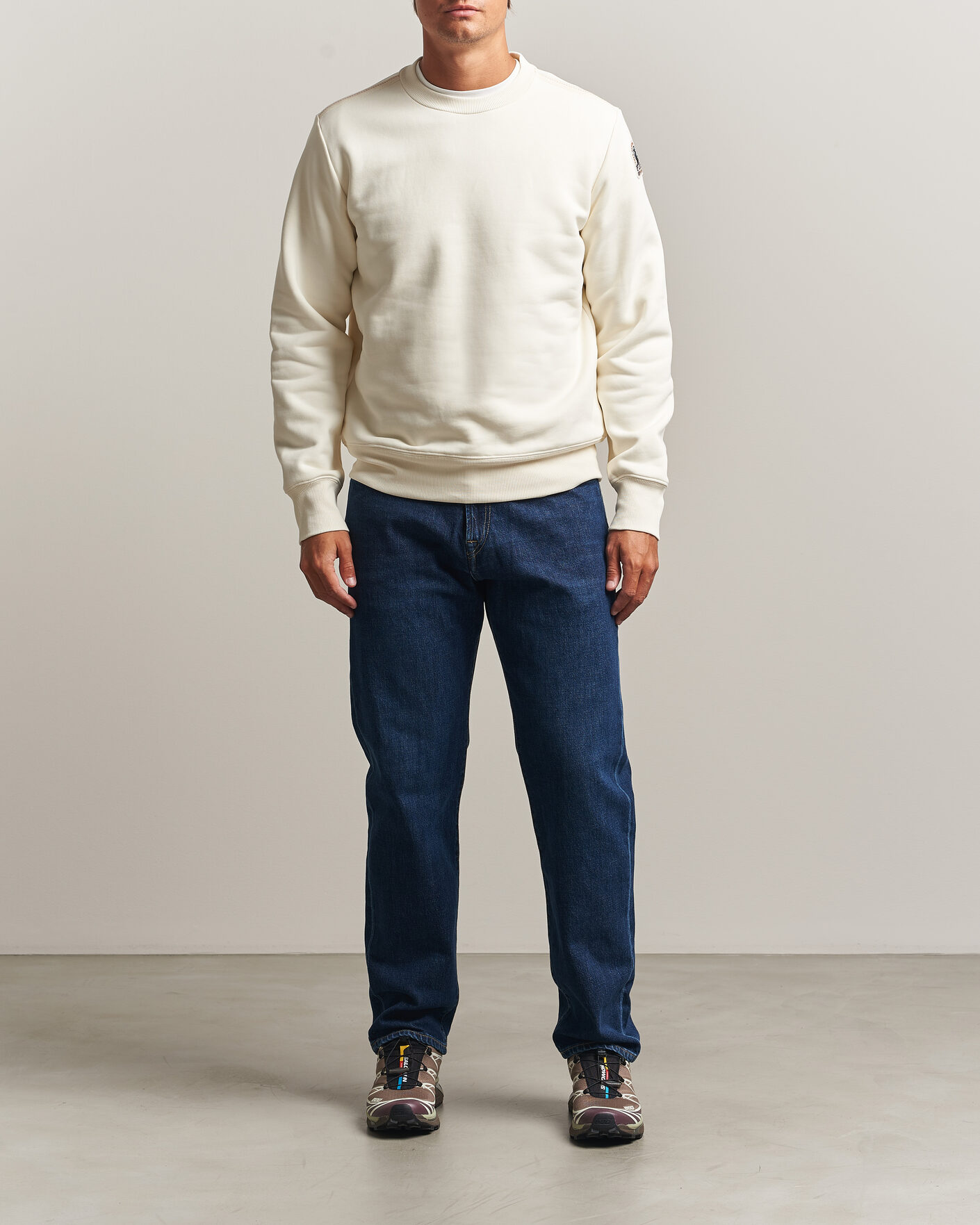 Herre | Gensere | Parajumpers | K2 Super Easy Sweatshirt Warm Ivory
