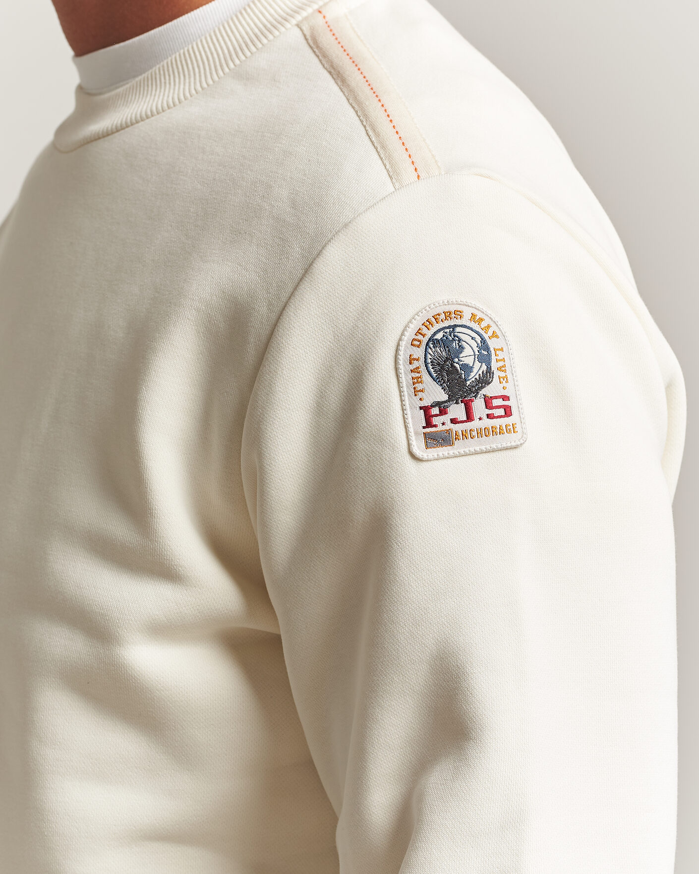 Herre | Gensere | Parajumpers | K2 Super Easy Sweatshirt Warm Ivory
