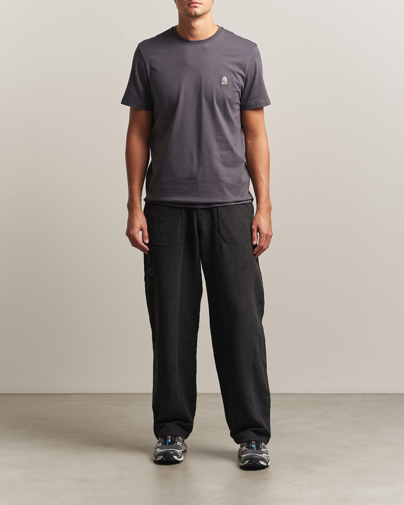 Herre | T-Shirts | Parajumpers | Patch Super Easy T-Shirt Phantom
