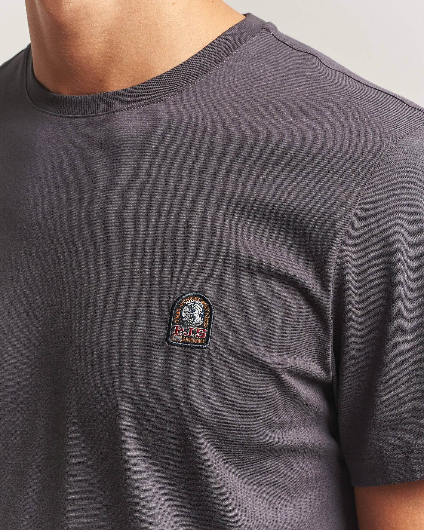 Herre | T-Shirts | Parajumpers | Patch Super Easy T-Shirt Phantom