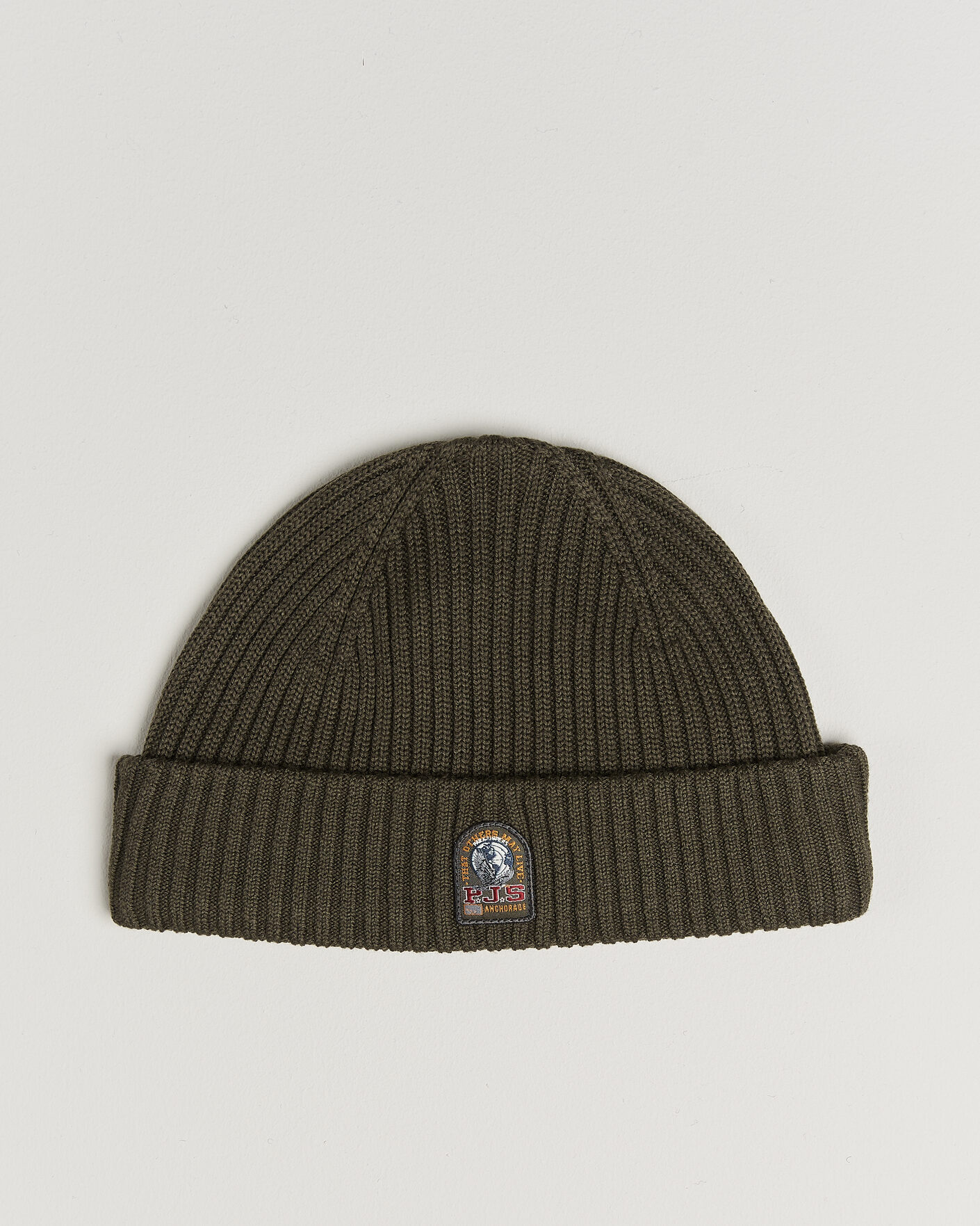 Herre | Luer | Parajumpers | Matio Ribbed Hat Taggia Olive