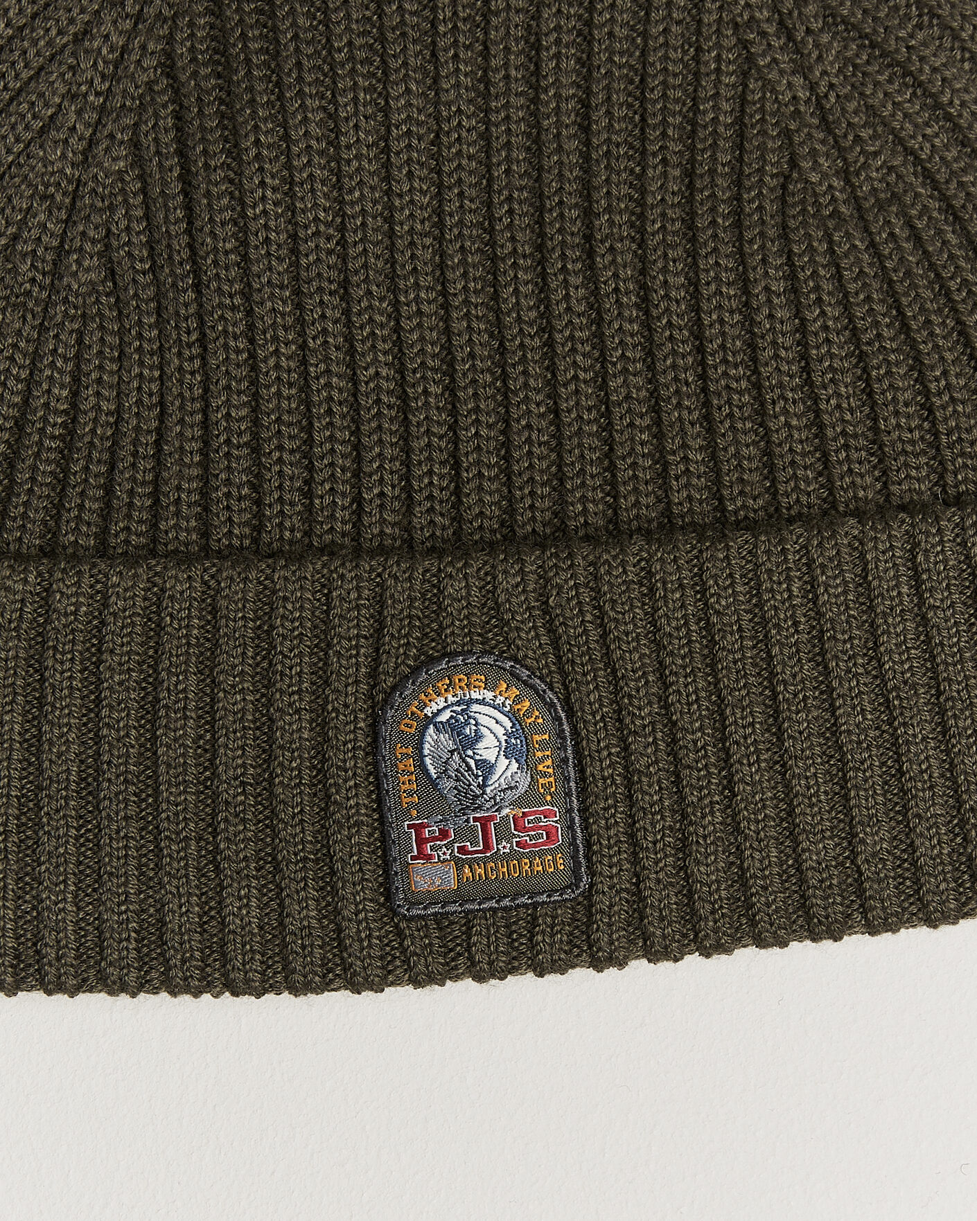 Herre | Luer | Parajumpers | Matio Ribbed Hat Taggia Olive