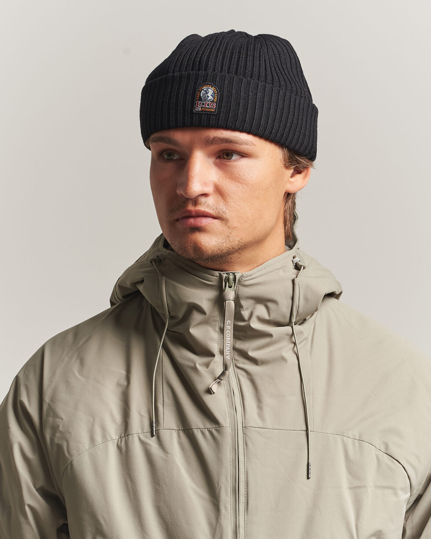 Herre | Luer | Parajumpers | Matio Ribbed Hat Black