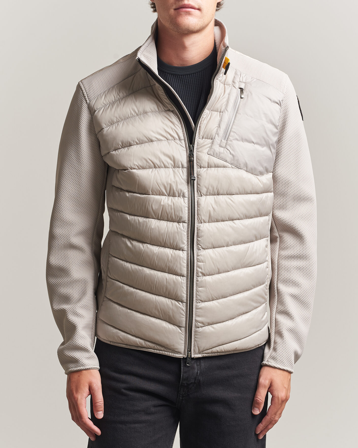 Herre | Jakker | Parajumpers | Jayden Warm Up Hybrid Jacket Mid Grey