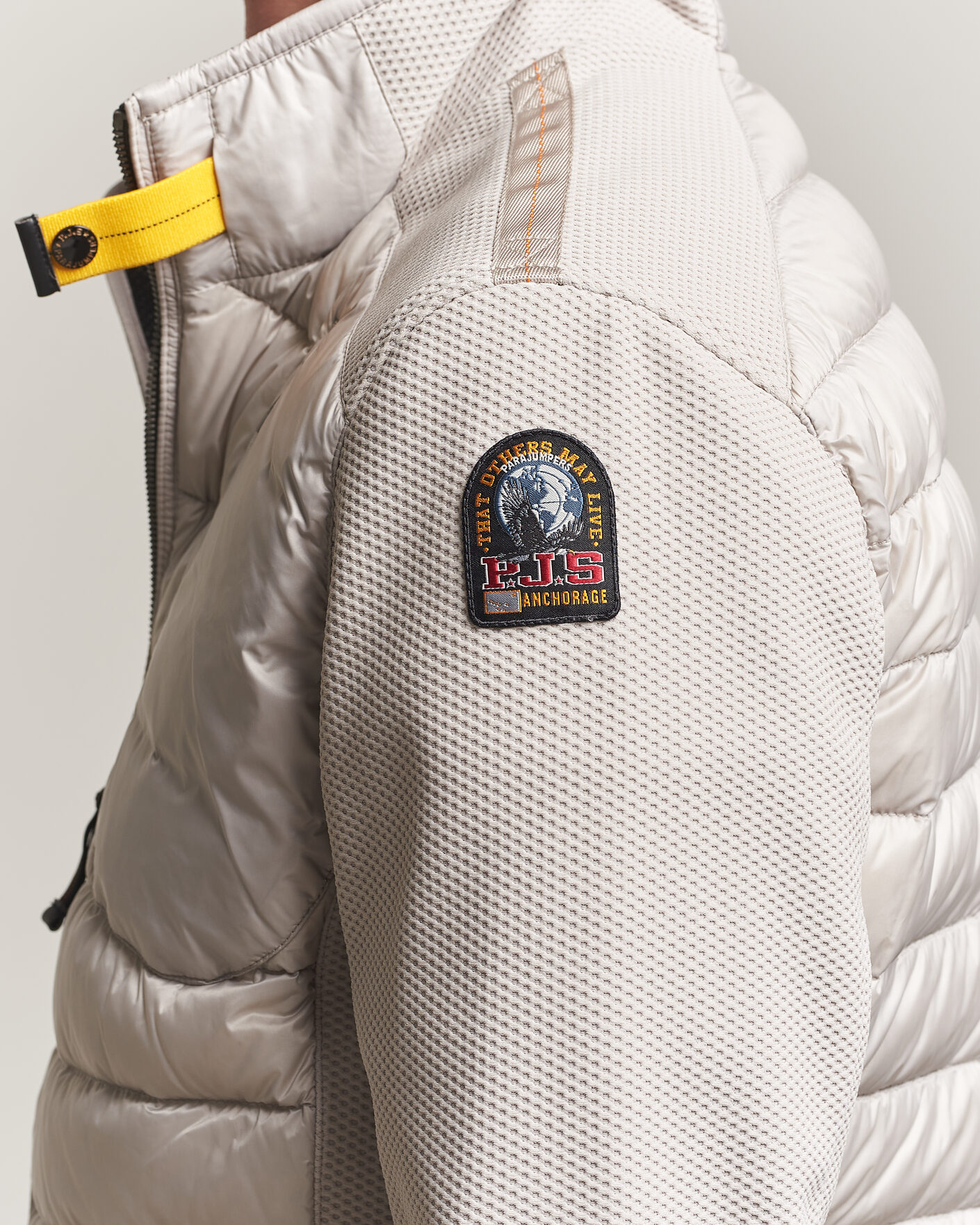 Herre | Jakker | Parajumpers | Jayden Warm Up Hybrid Jacket Mid Grey