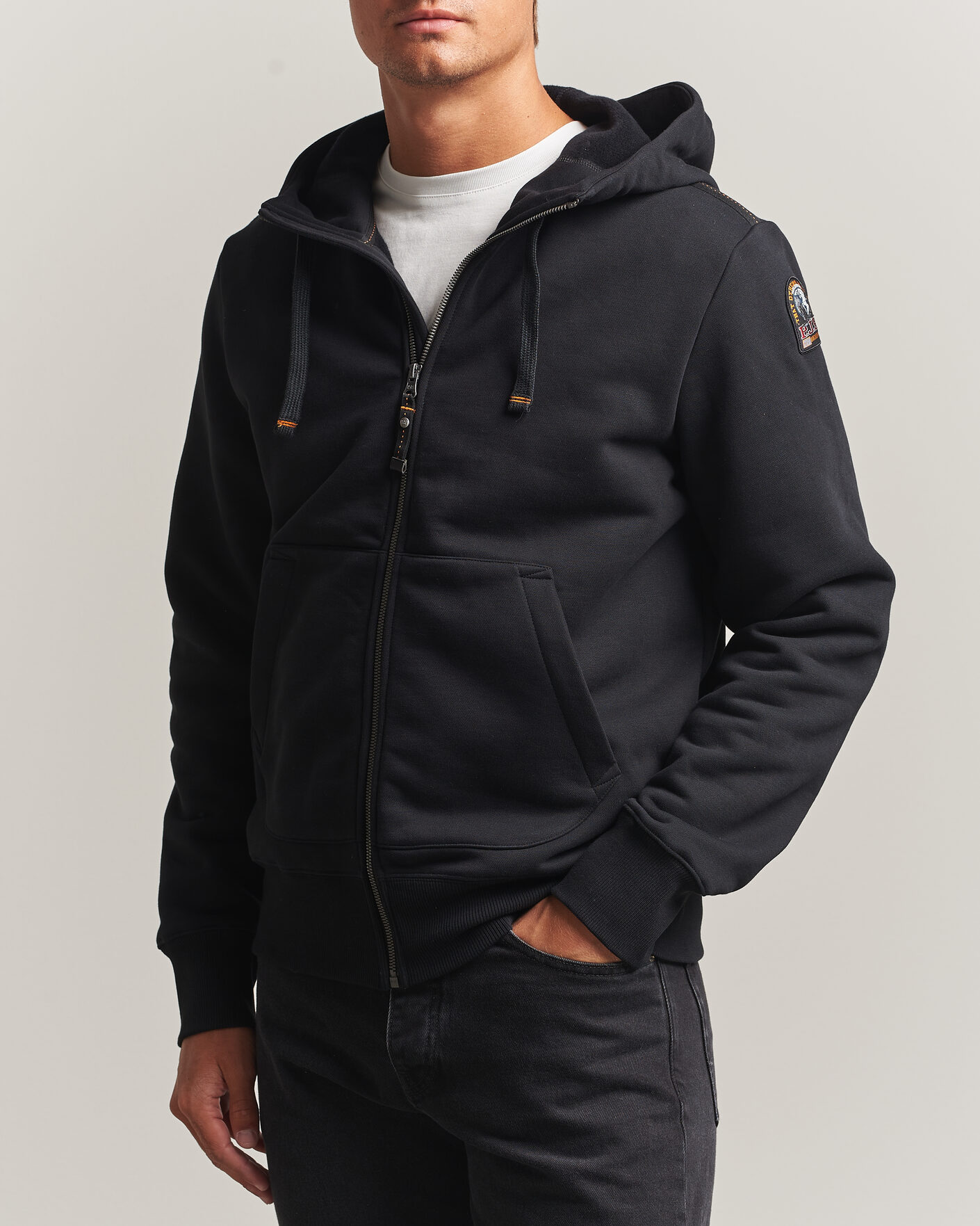Herre | Gensere | Parajumpers | Charlie Super Easy Full Zip Black