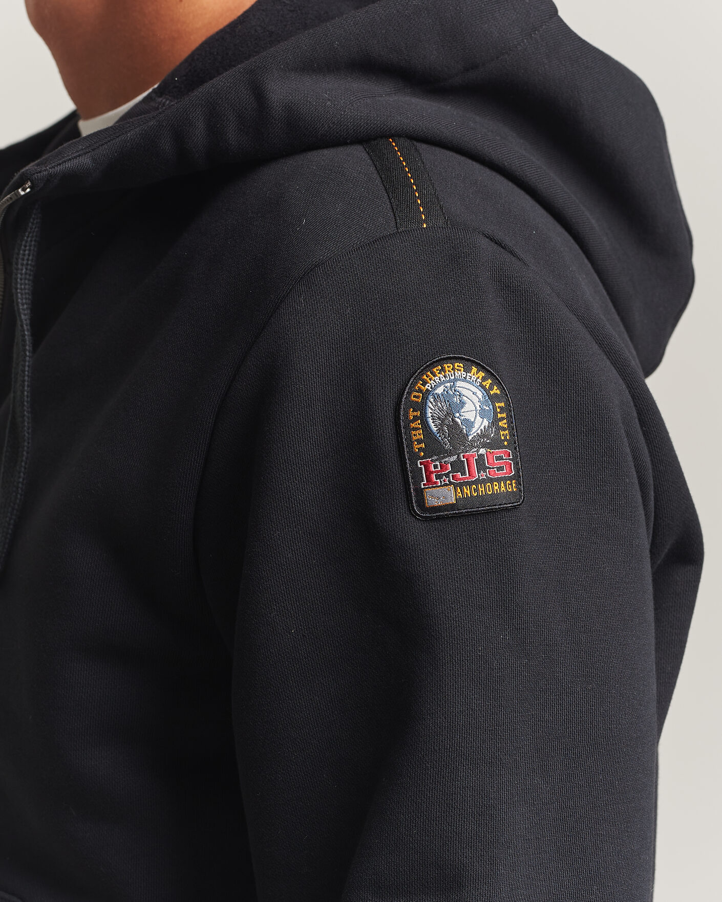 Herre | Gensere | Parajumpers | Charlie Super Easy Full Zip Black
