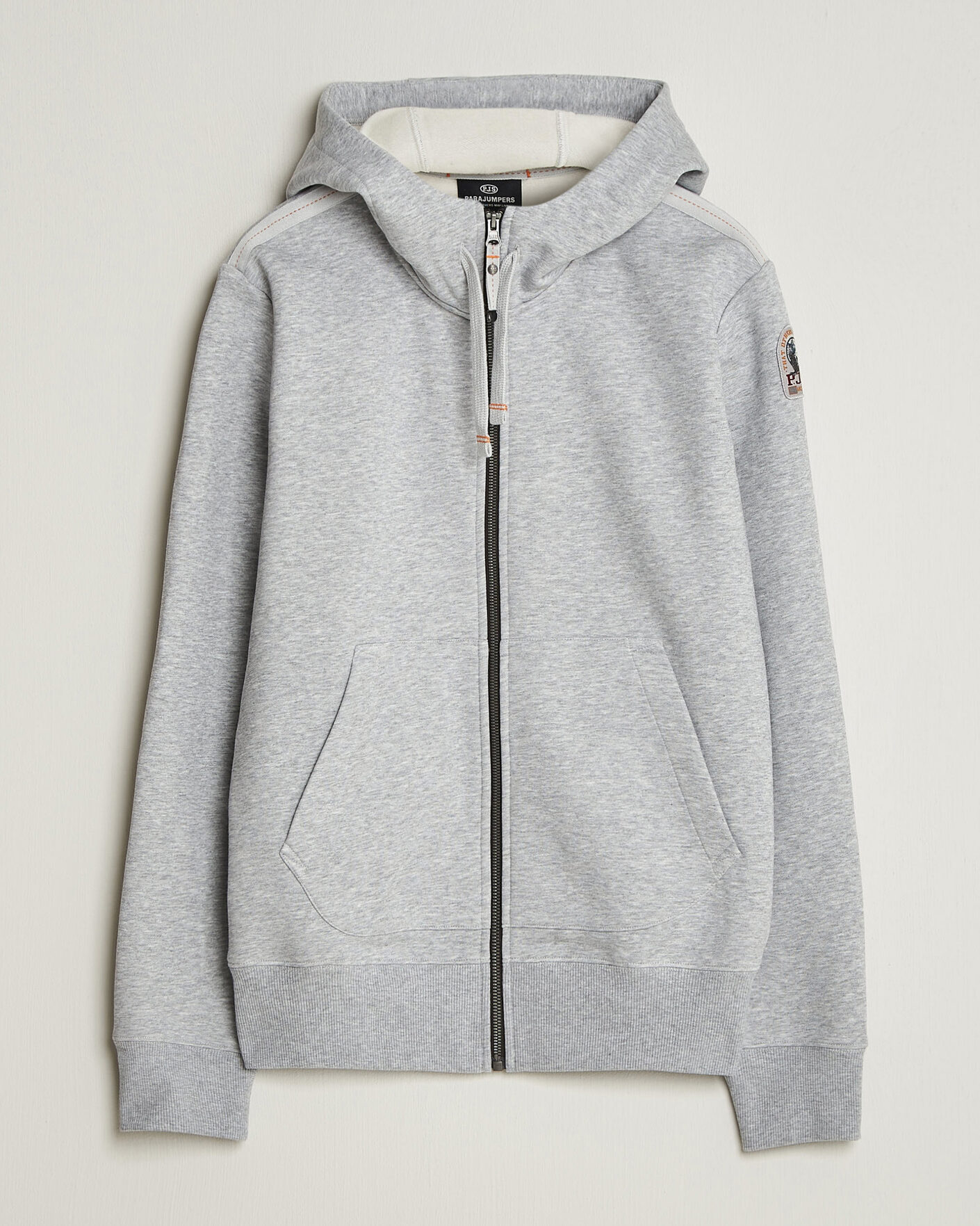 Herre | Gensere | Parajumpers | Charlie Super Easy Full Zip Ash Grey Melange