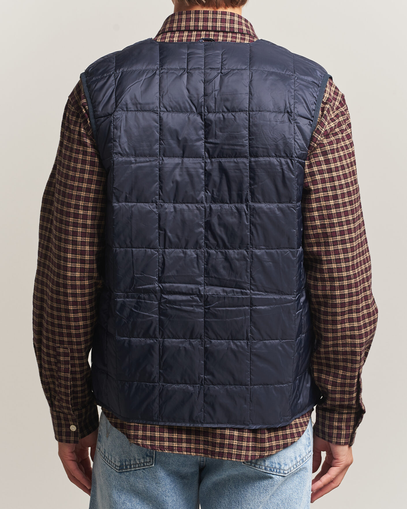 Herre | Vester | TAION | V-Neck Lightweight Down Vest Dark Navy