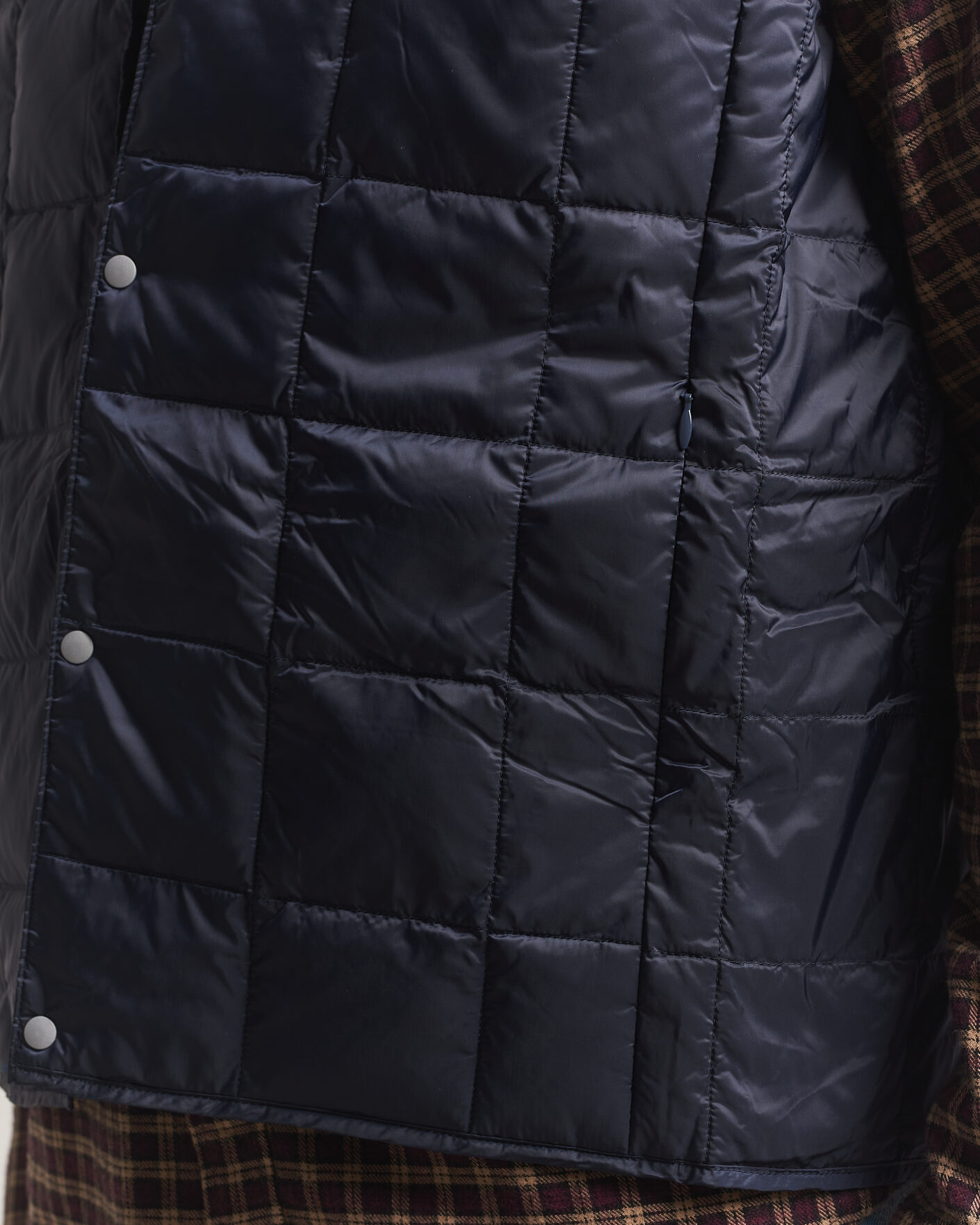 Herre | Vester | TAION | V-Neck Lightweight Down Vest Dark Navy