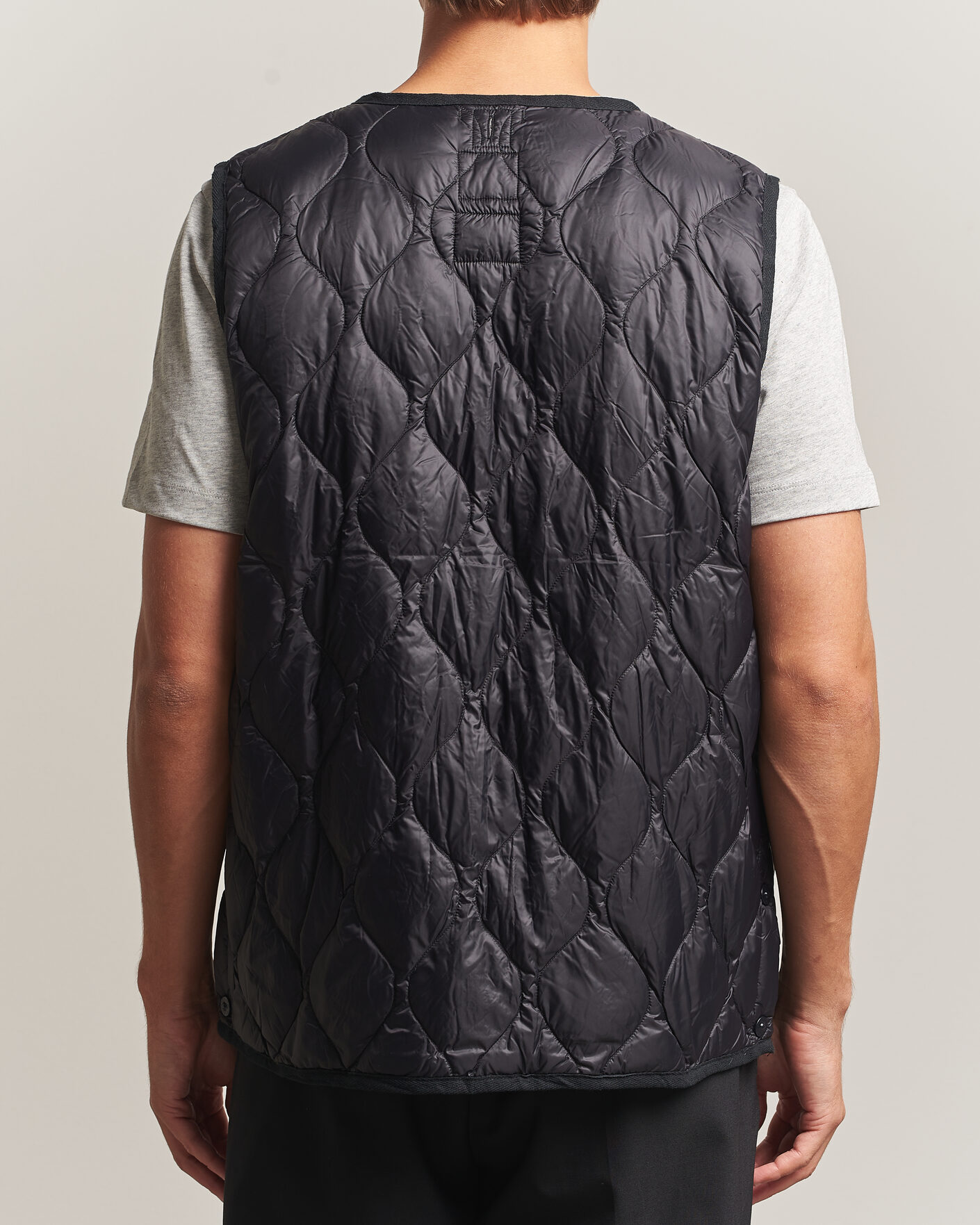 Herre | Vester | TAION | Military Crew Neck Down Vest Black