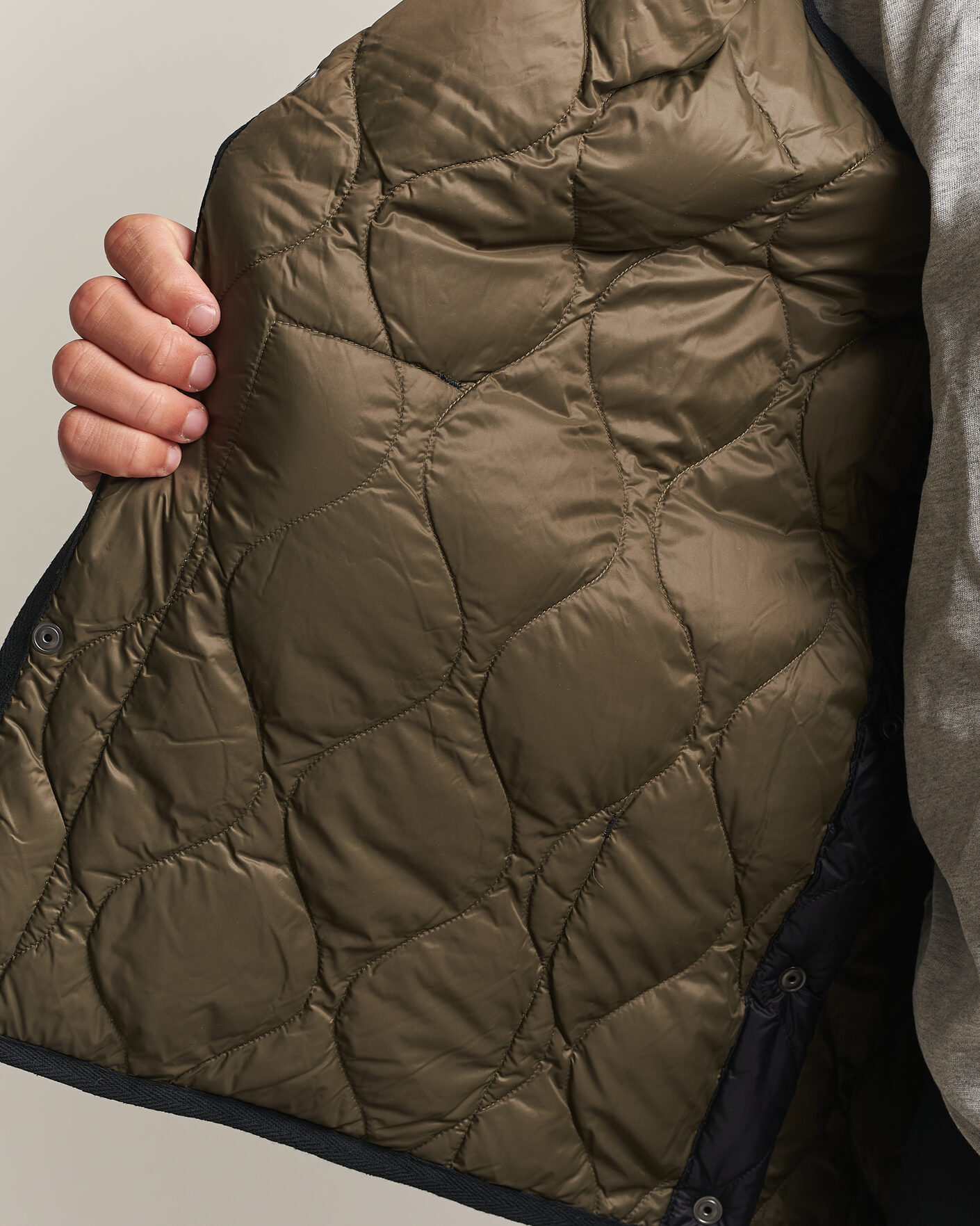 Herre | Vester | TAION | Military Crew Neck Down Vest Black