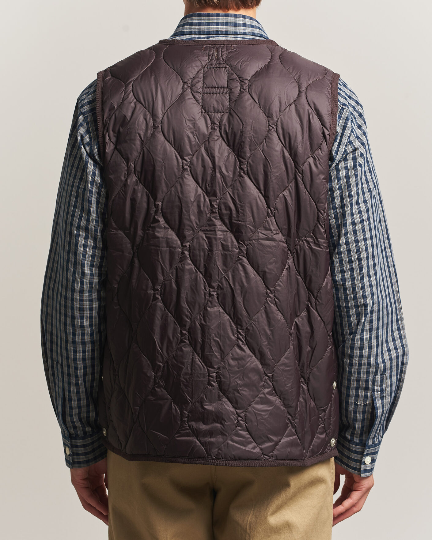 Herre | Vester | TAION | Military Crew Neck Down Vest Dark Choco