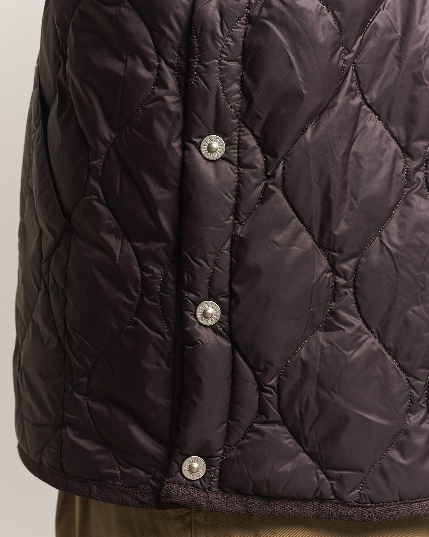 Herre | Vester | TAION | Military Crew Neck Down Vest Dark Choco