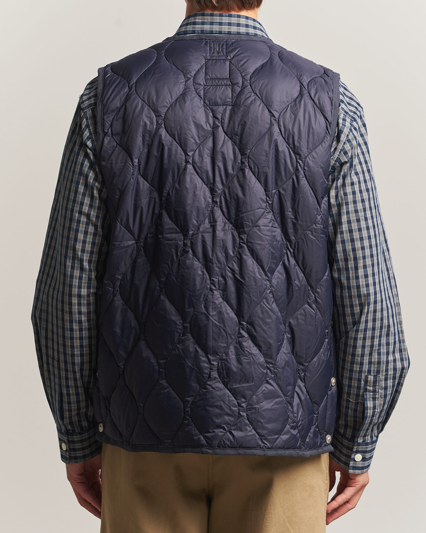 Herre | Vester | TAION | Military Crew Neck Down Vest Dark Navy