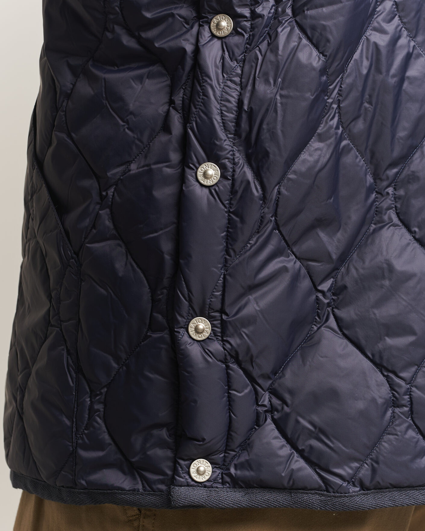 Herre | Vester | TAION | Military Crew Neck Down Vest Dark Navy