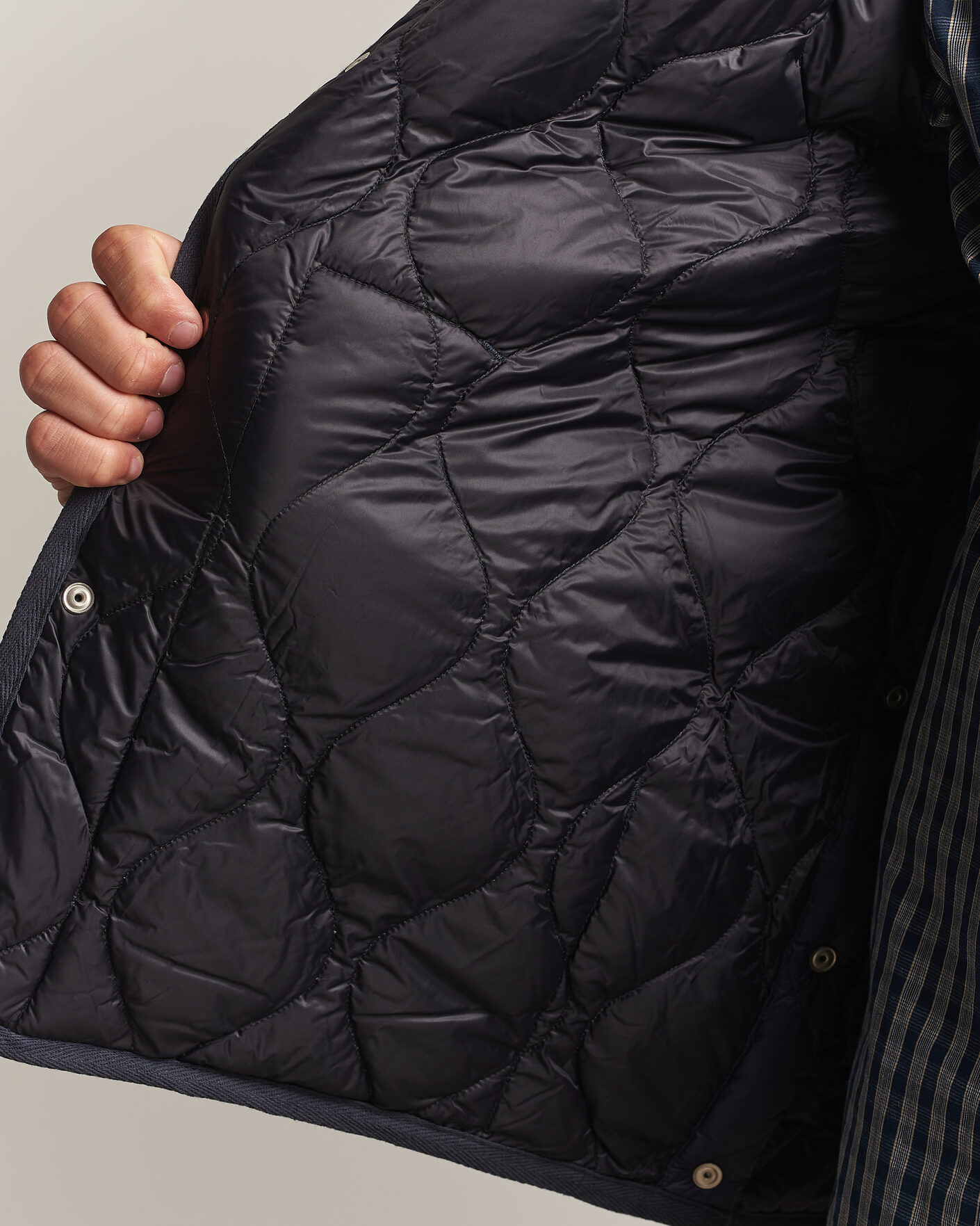 Herre | Vester | TAION | Military Crew Neck Down Vest Dark Navy