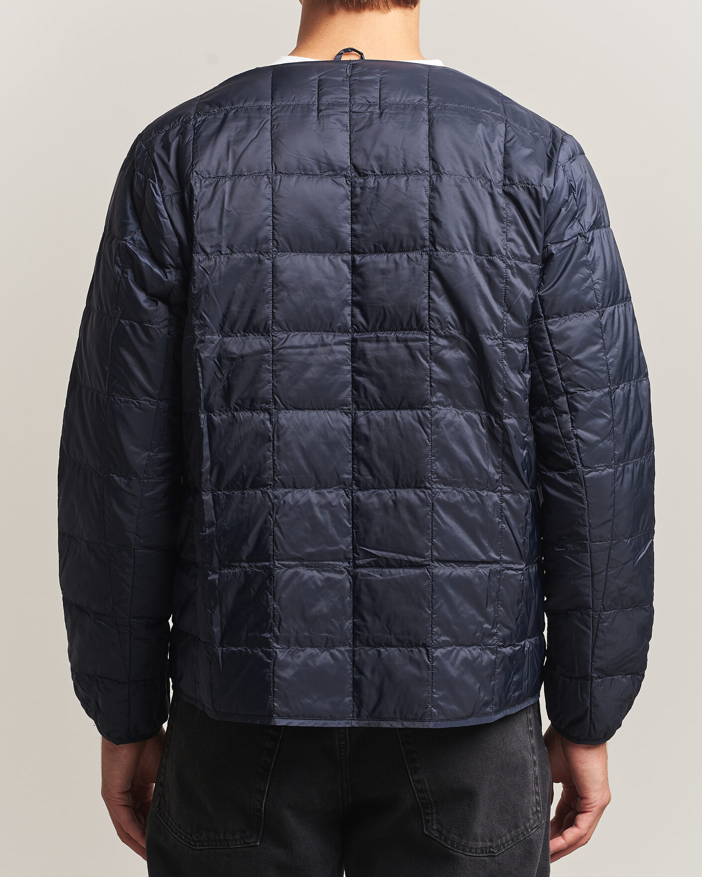 Herre | Jakker | TAION | Crew Neck Button Down Jacket Dark Navy