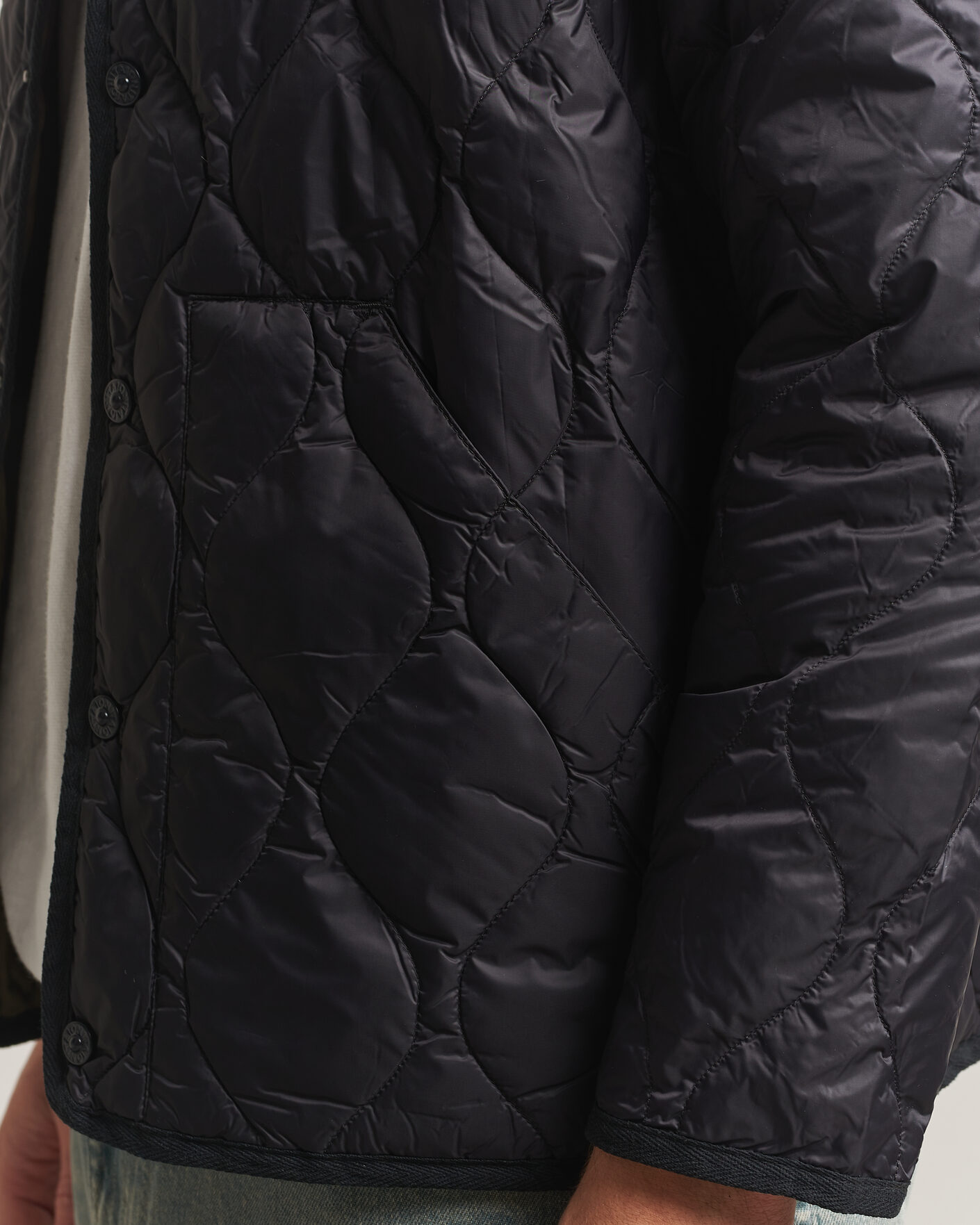 Herre | Jakker | TAION | Military Crew Neck Down Jacket Black