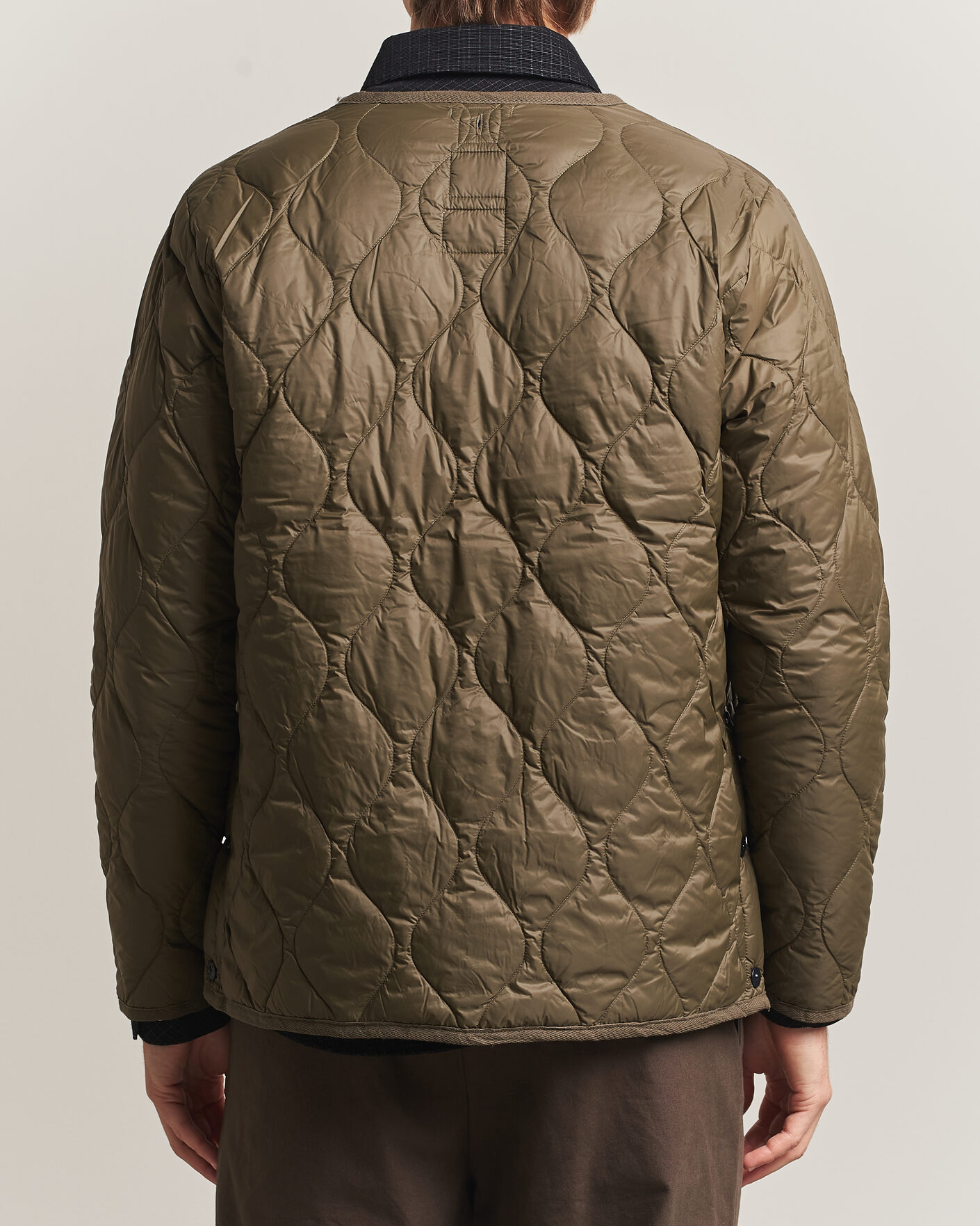 Herre | Jakker | TAION | Military Crew Neck Down Jacket Dark Olive