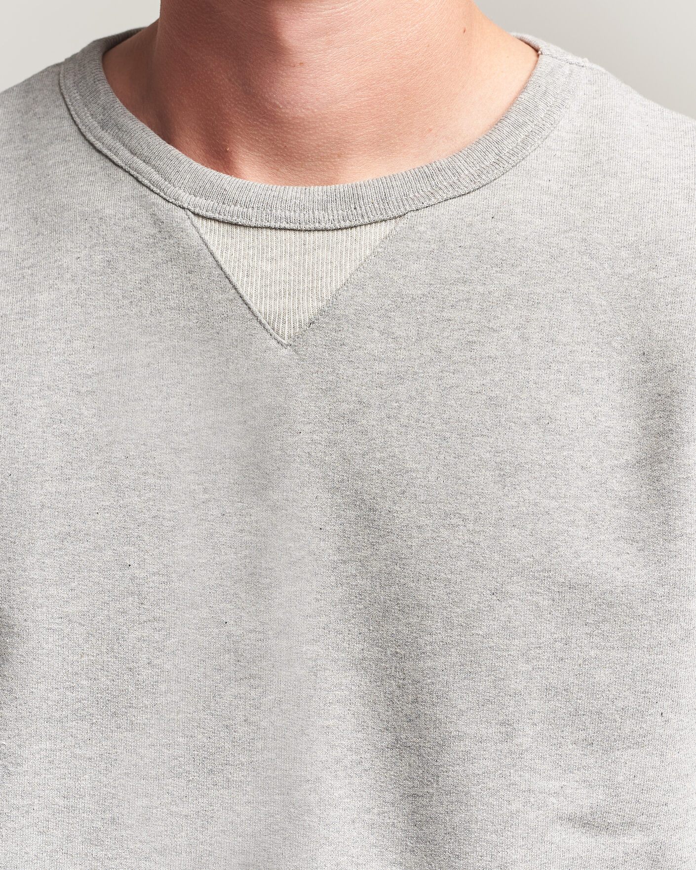 Herre | Gensere | Merz b. Schwanen | Vintage Machine Sweatshirt Grey Melange