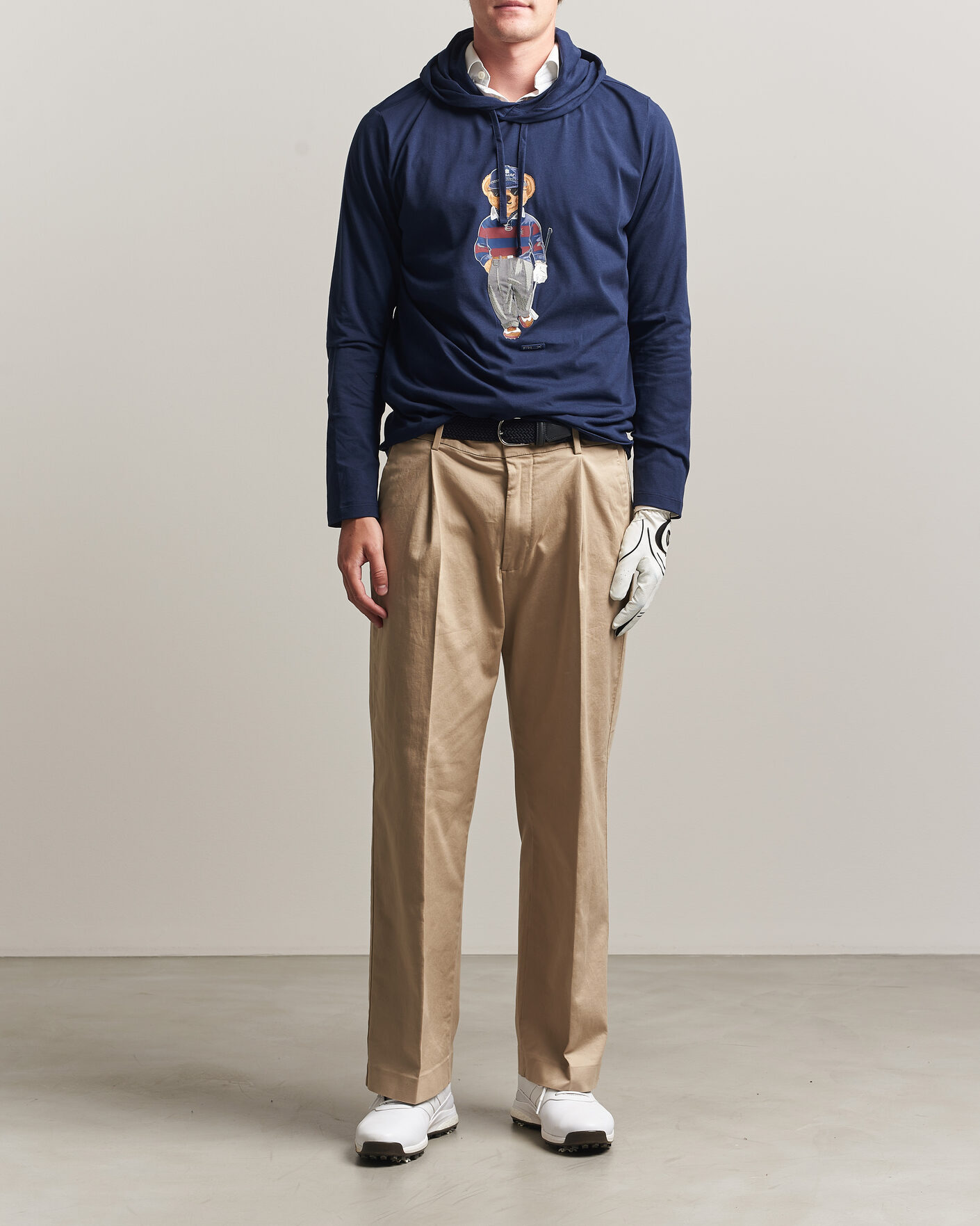 Herre | Gensere | RLX Ralph Lauren | Bear Hoodie Refined Navy