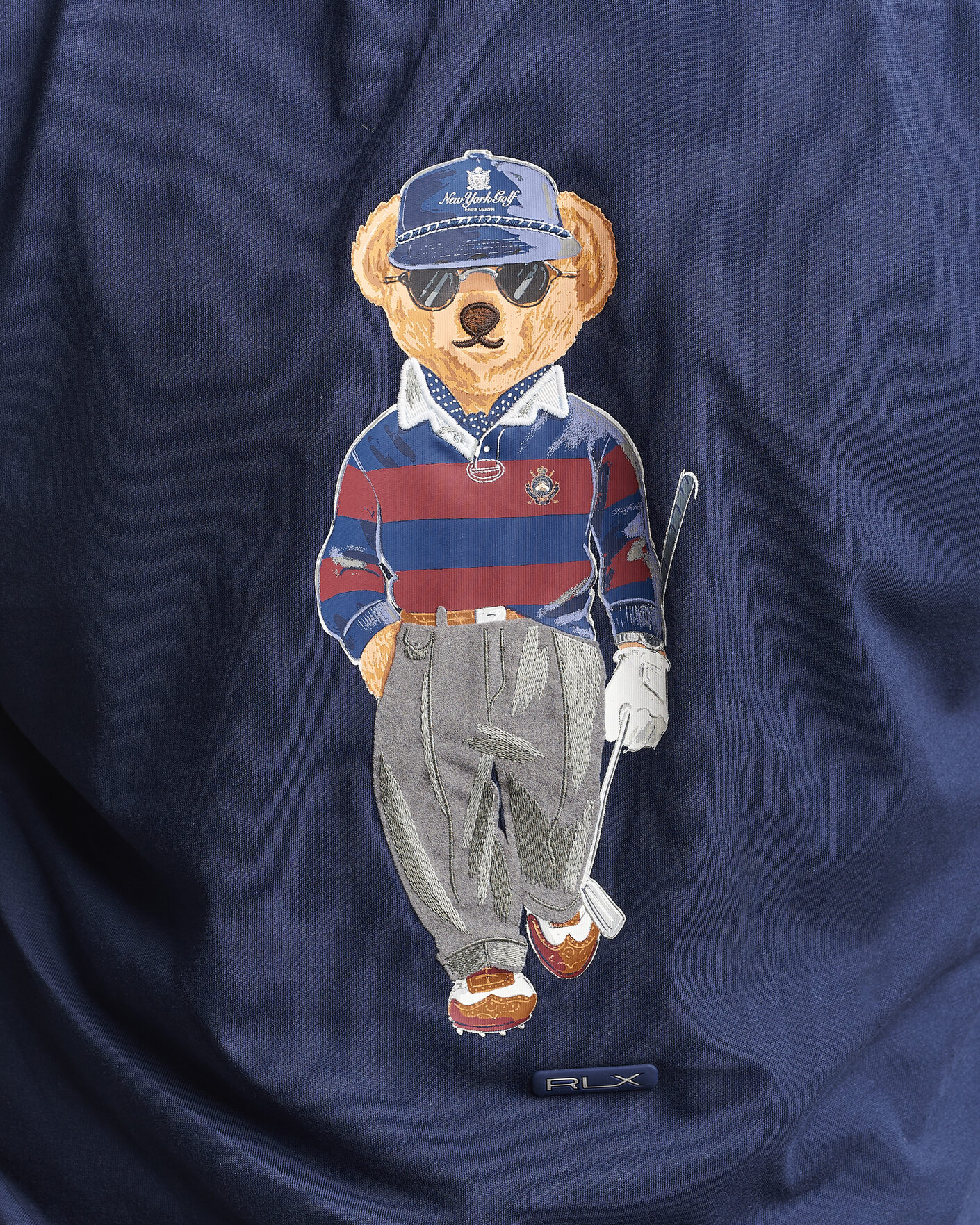 Herre | Gensere | RLX Ralph Lauren | Bear Hoodie Refined Navy