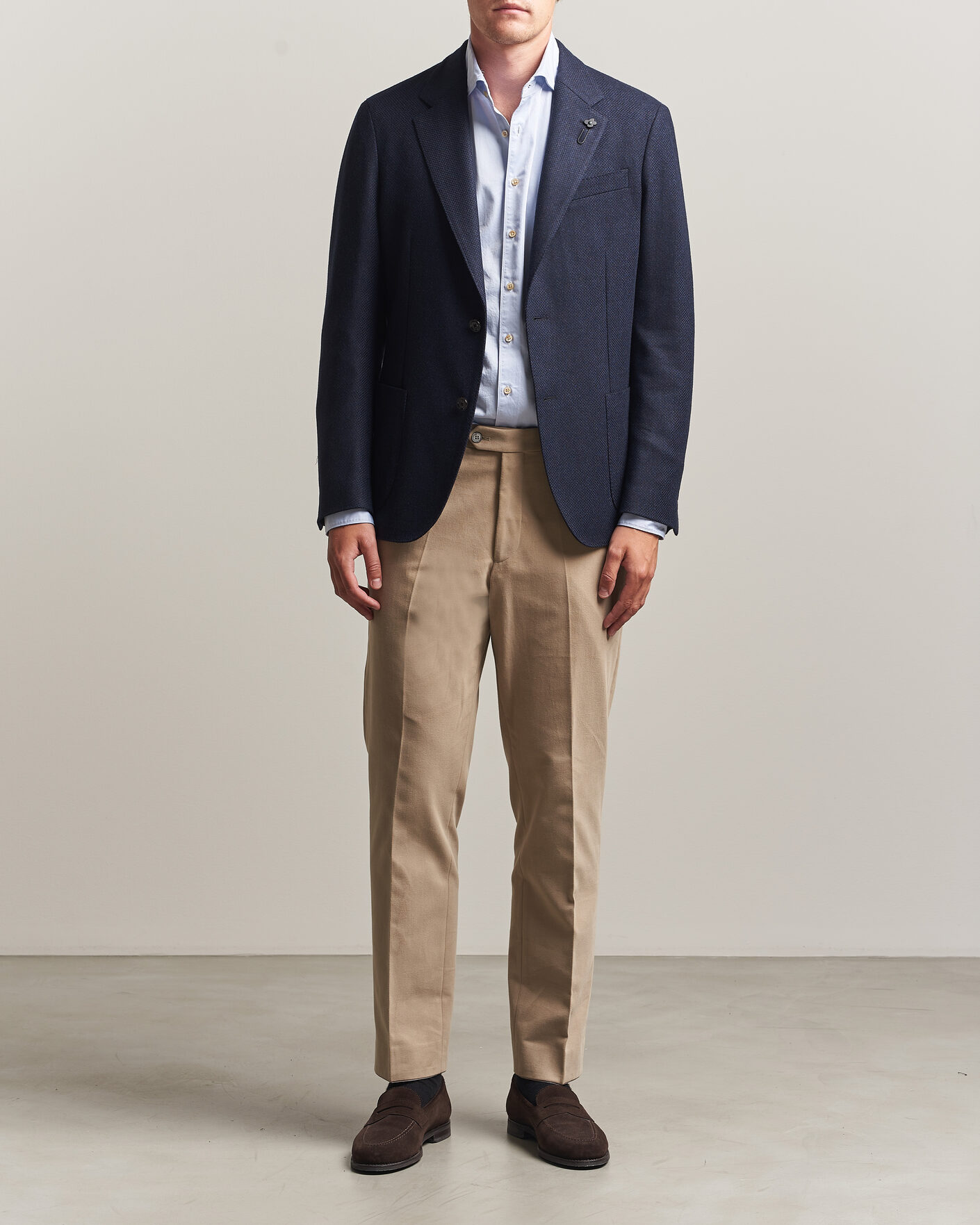 Herre | Dressjakker | Lardini | Wool/Cashmere Blazer Navy