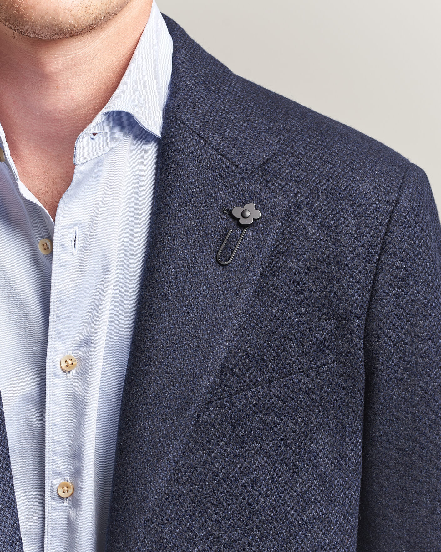 Herre | Dressjakker | Lardini | Wool/Cashmere Blazer Navy