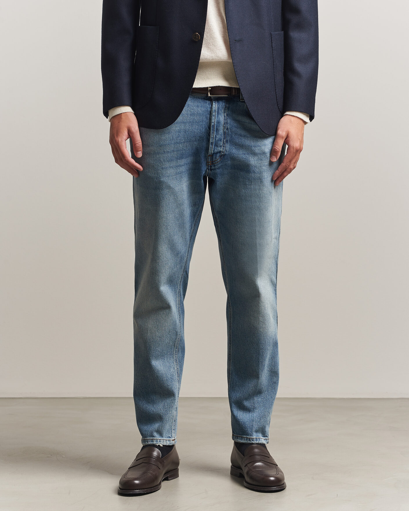 Herre | Jeans | Lardini | Cotton Denim Blue