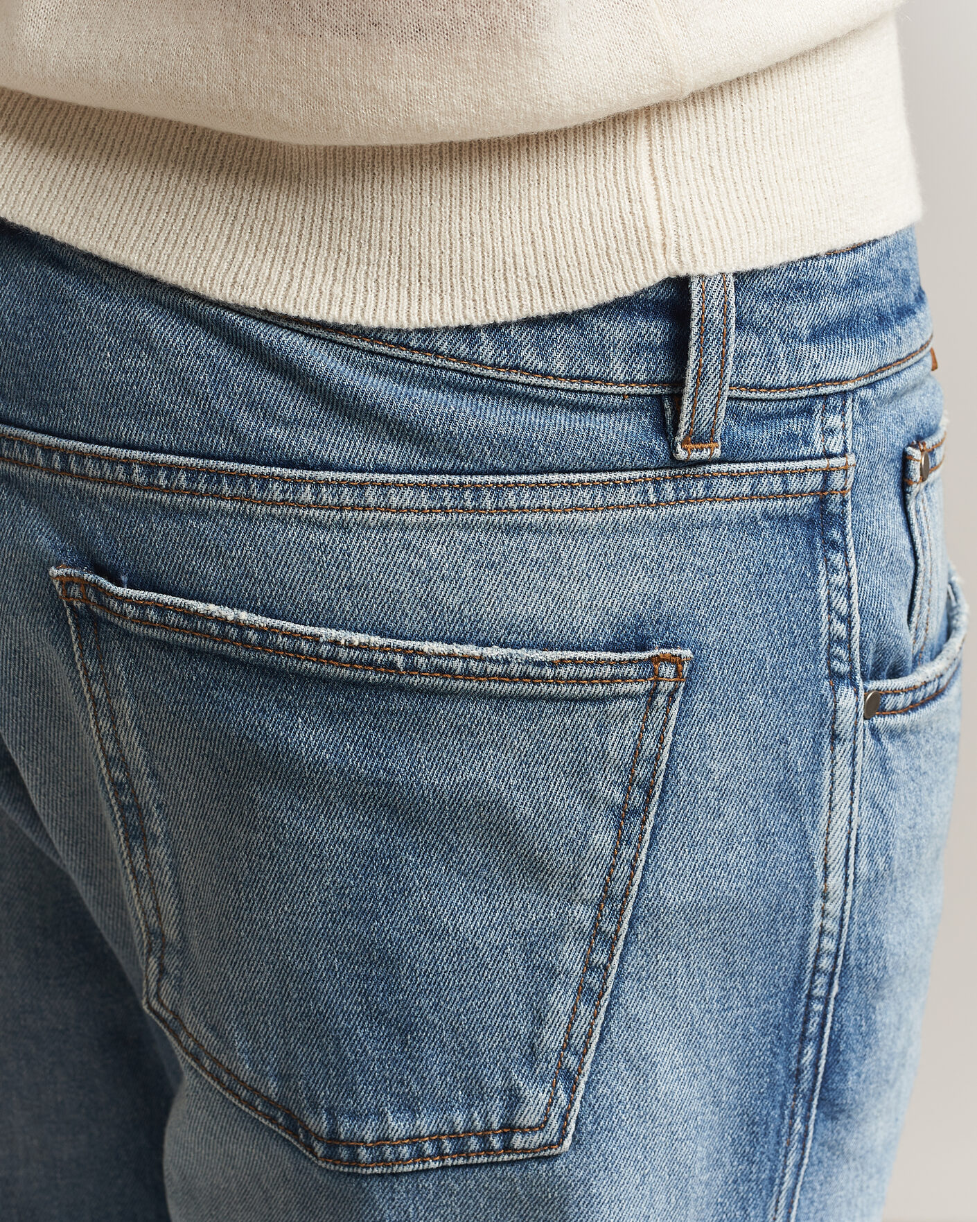 Herre | Jeans | Lardini | Cotton Denim Blue